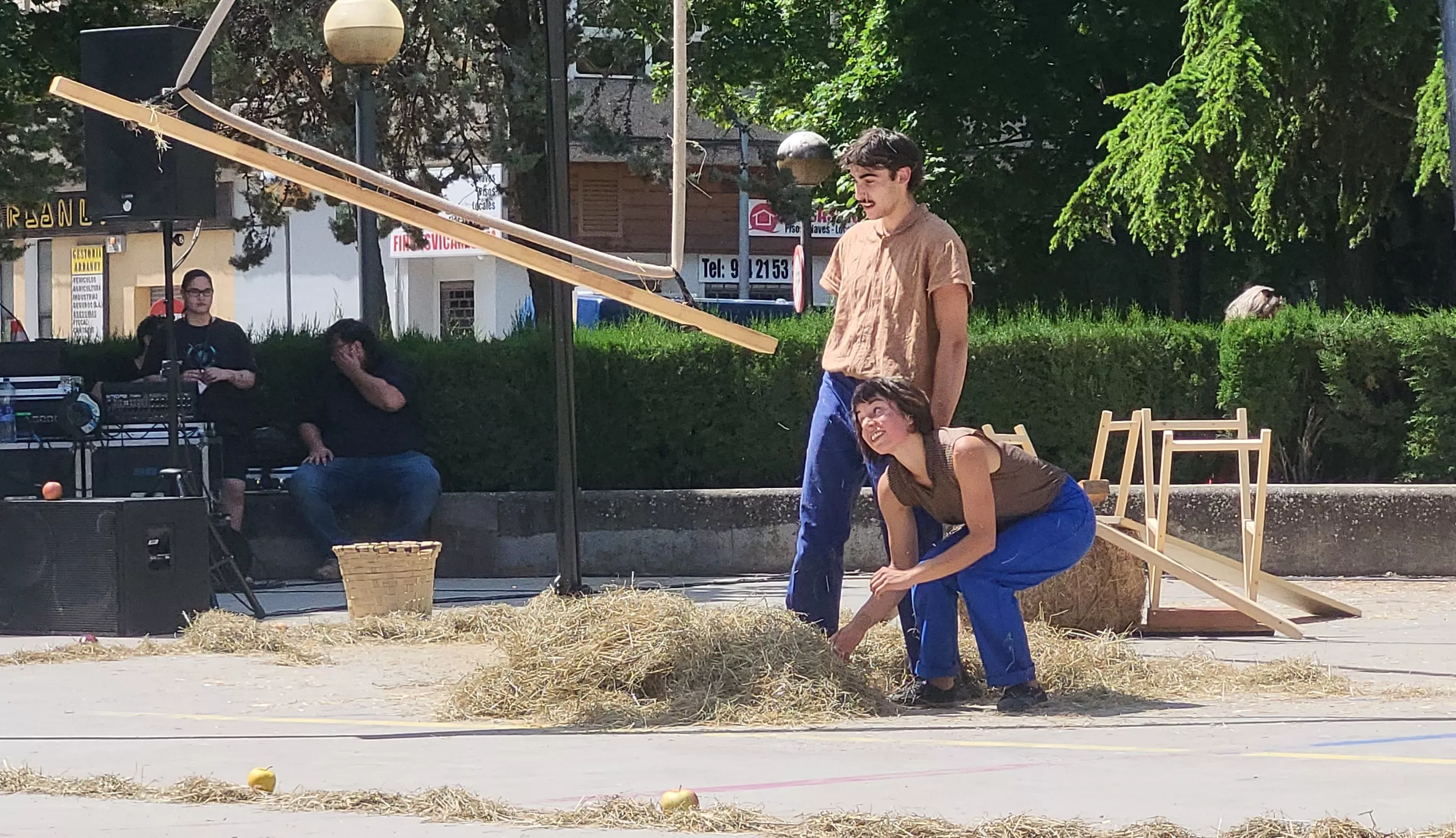 Representación de Kankarro en el Spin Festival de Huesca. Foto Mercedes Manterola