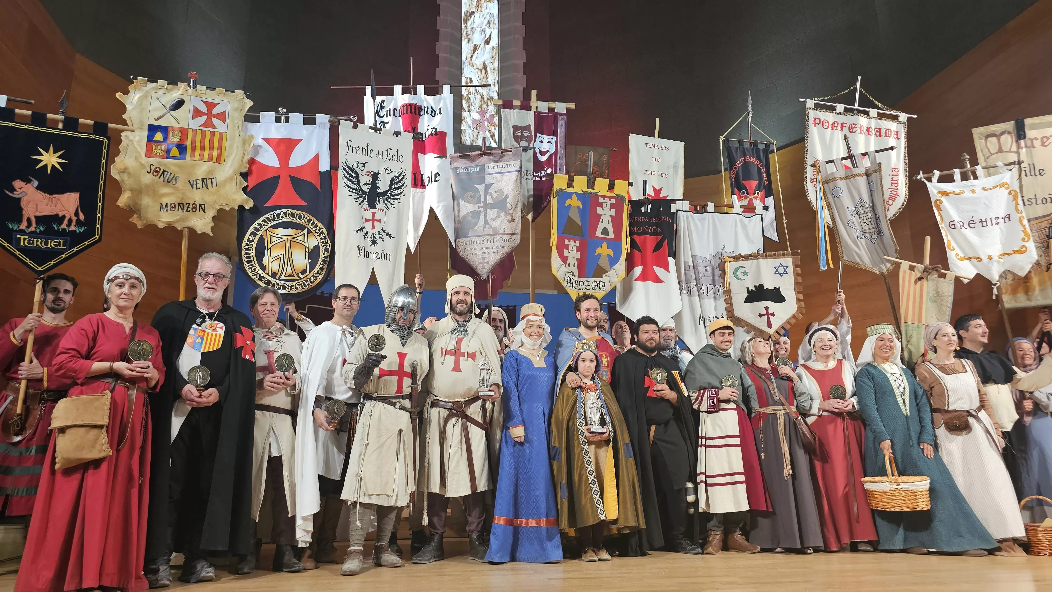 Ambiente templario en el recibimiento al niño rey Jaime I