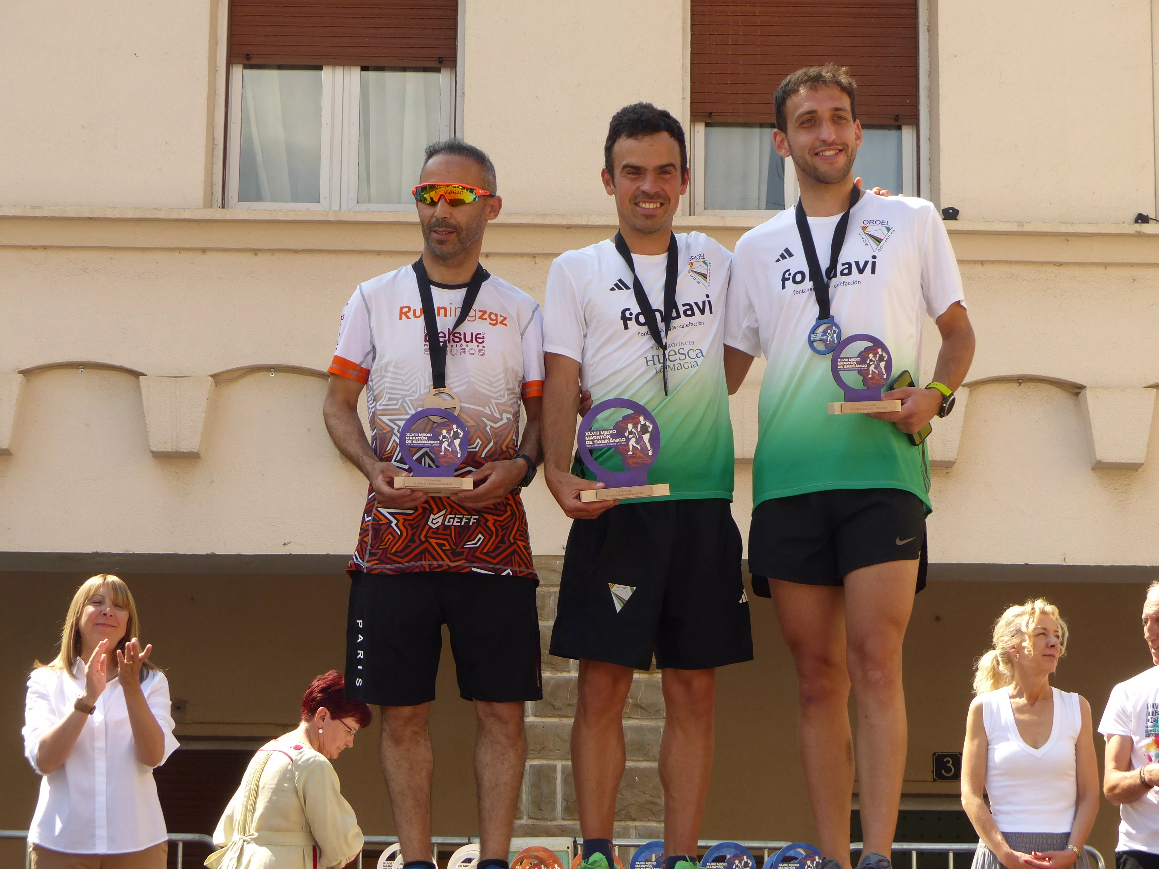 Podio 10K masculina. Foto Andrés Alcaraz