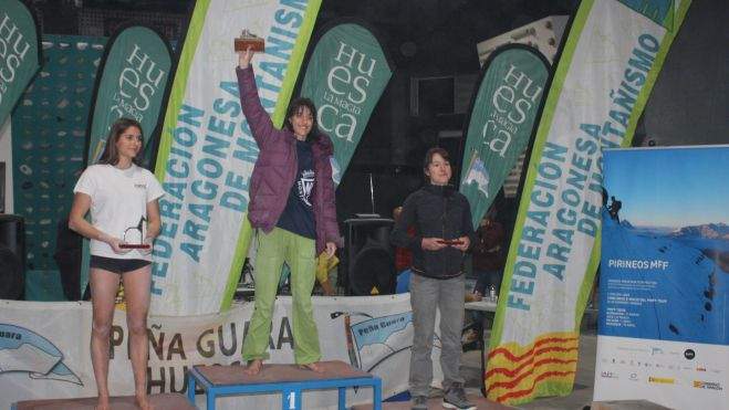 María Farré Rebeca Pérez y Sara Samaniego, podio femenino María Farré Rebeca Pérez y Sara Samaniego, podio femenino