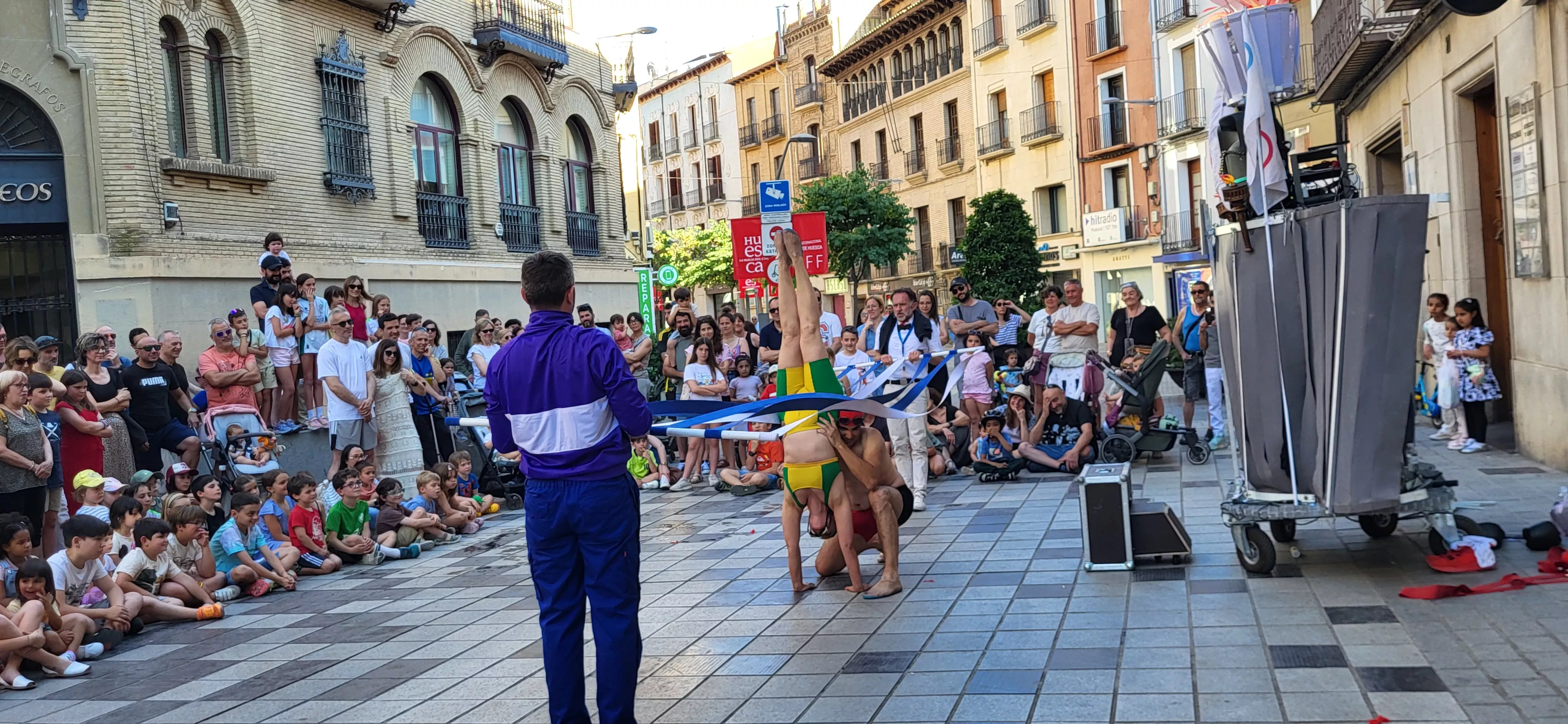 Espectáculo Olympics del Spin Festival. Foto Mercedes Manterola