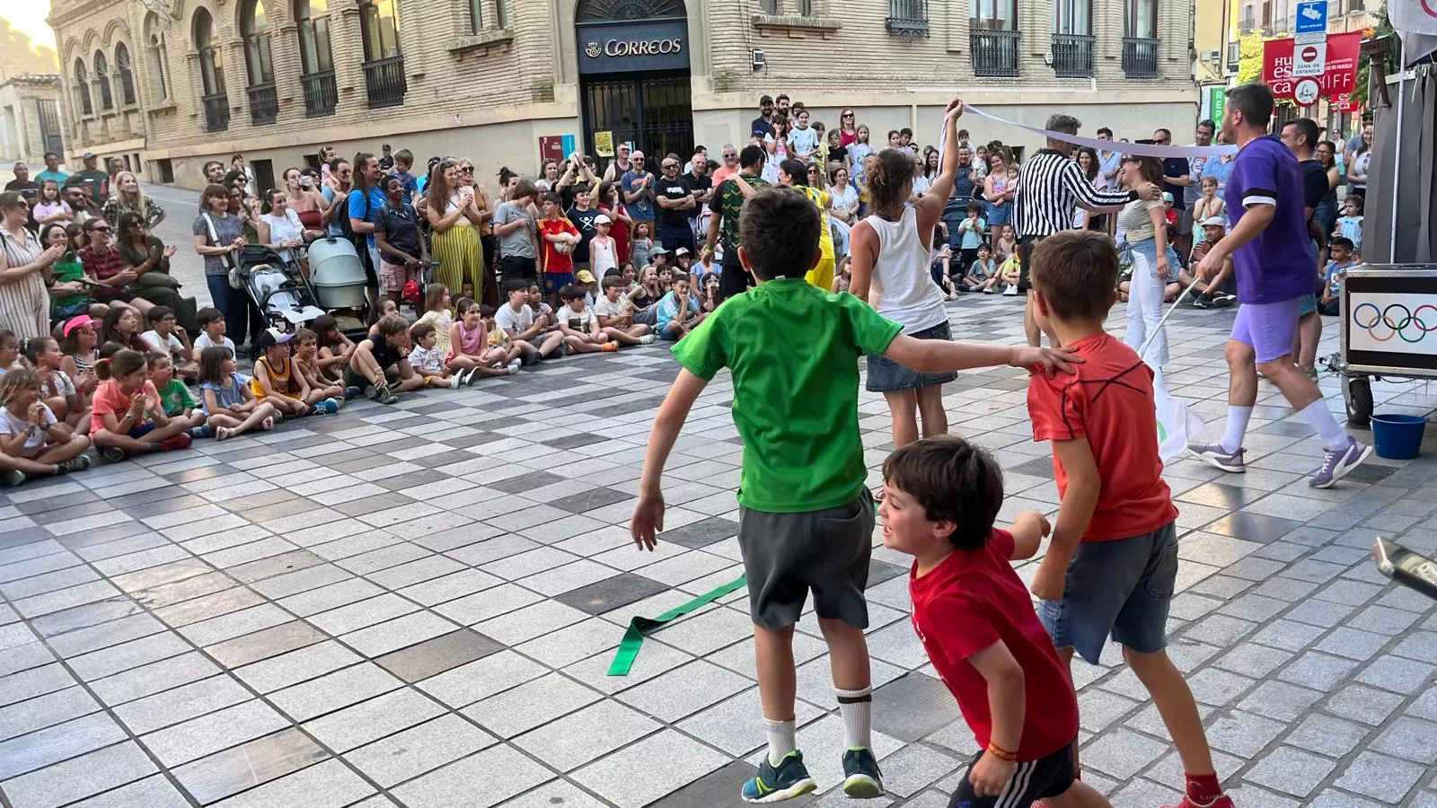 Espectáculo Olympics del Spin Festival. Foto Mercedes Manterola