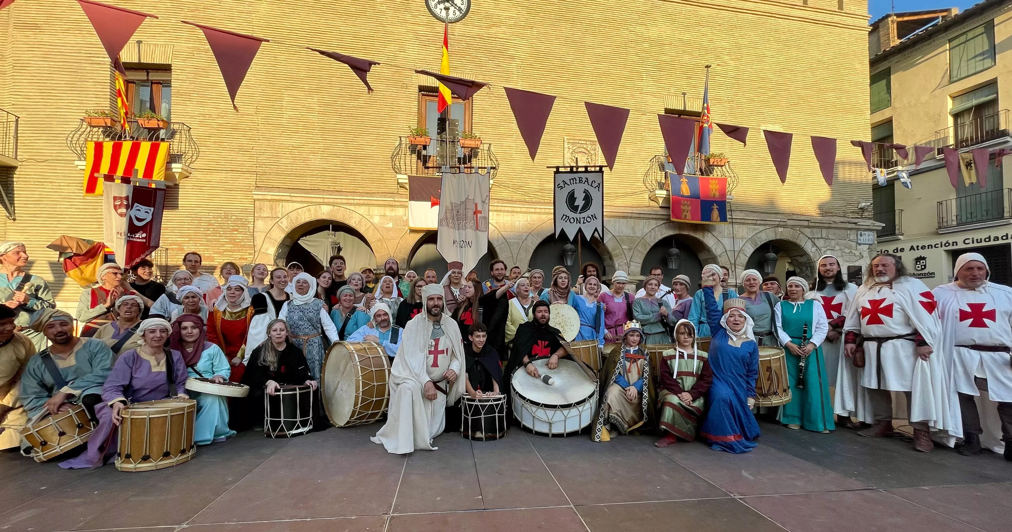 Cierre a la XXIV edición del Homenaje Templario de Monzón.