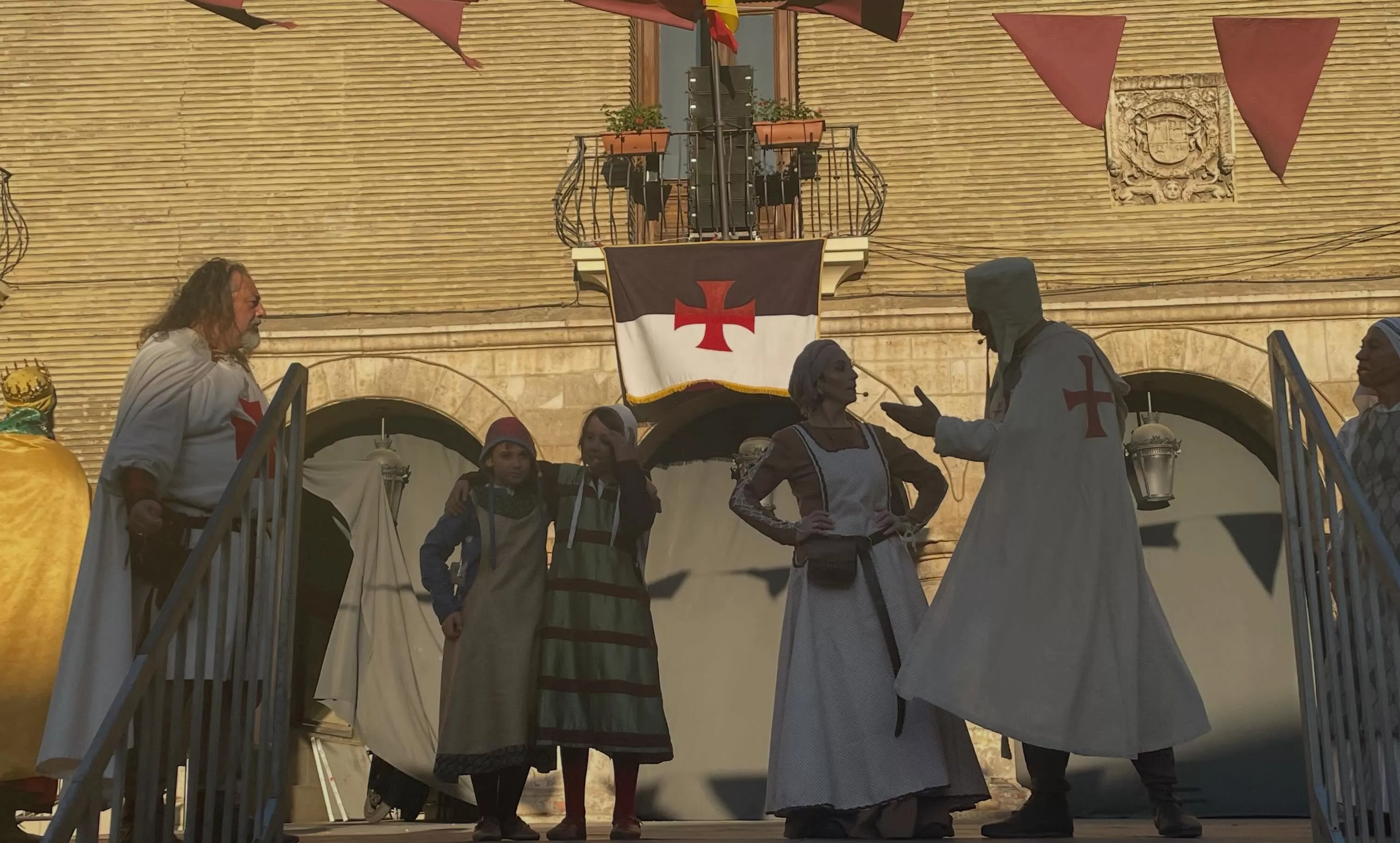 Cierre a la XXIV edición del Homenaje Templario de Monzón.
