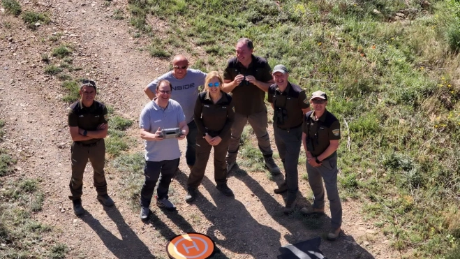 El dispositivo de Infoar integra una nueva unidad de drones.