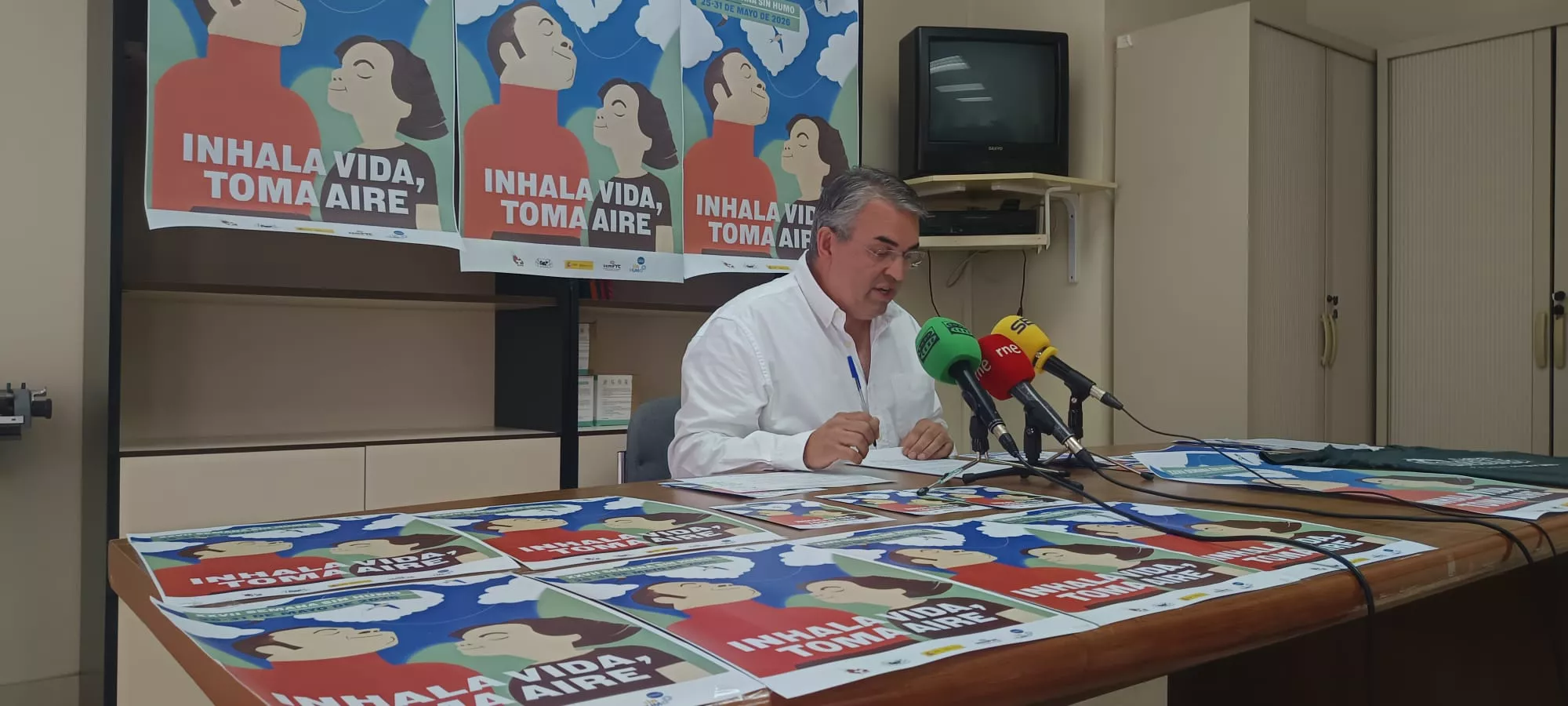 José Luis Martínez, coordinador de la XXVII Semana Sin Humo en Huesca y médico de familia. 