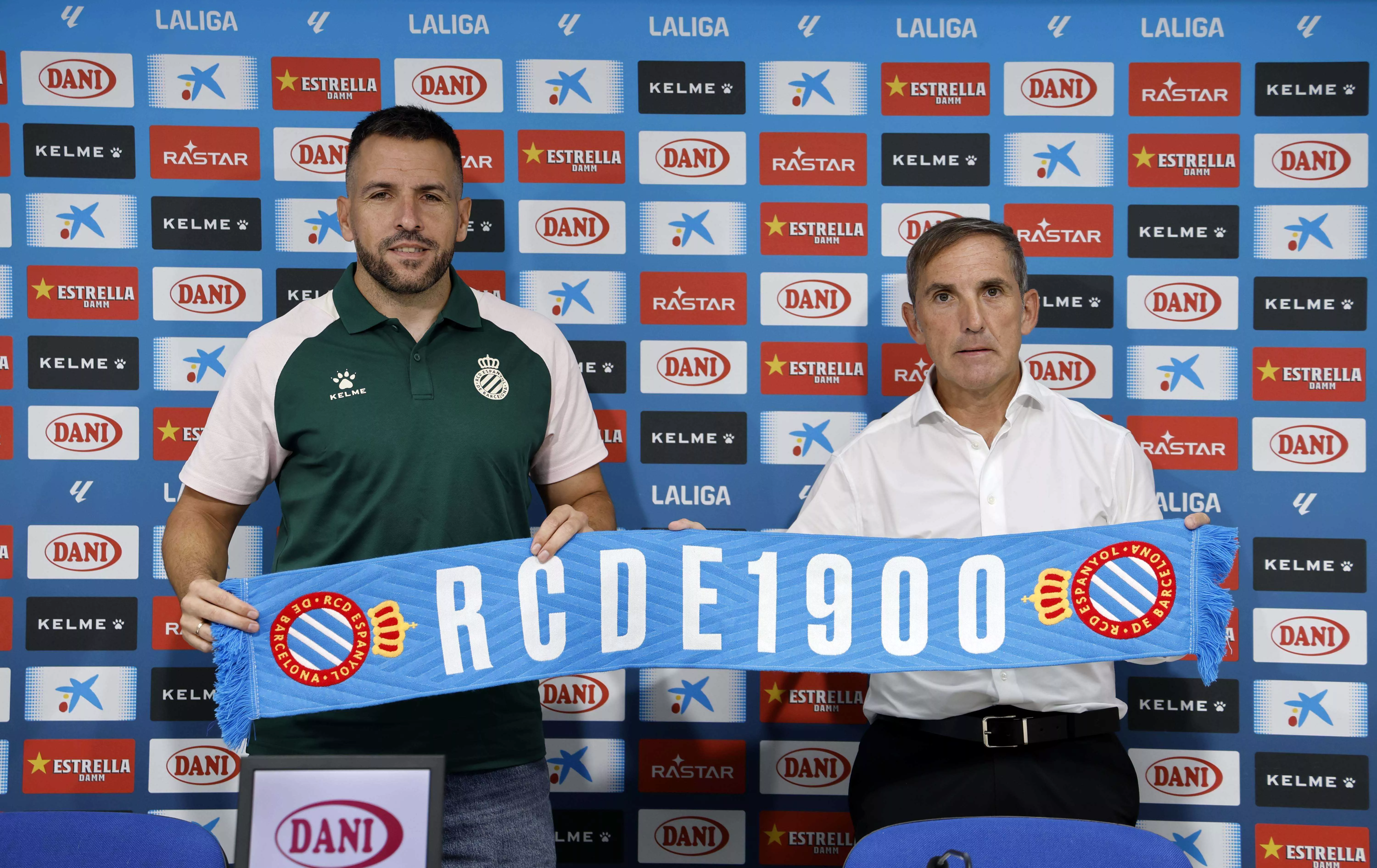 Raúl Jardiel entrenó al Espanyol B. Foto: RCD Espanyol