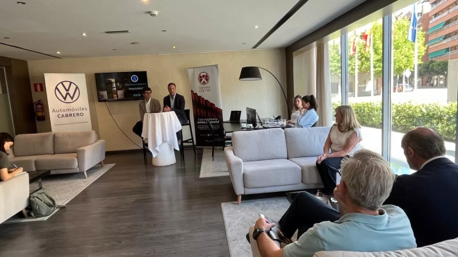 Presentación de los talleres en el Hotel Abba de Huesca.
