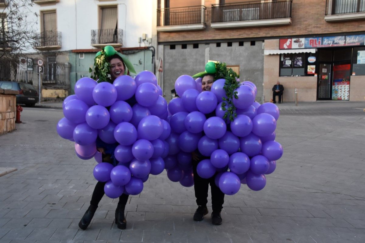 Racimos de uva, el disfraz más original en categoría individual