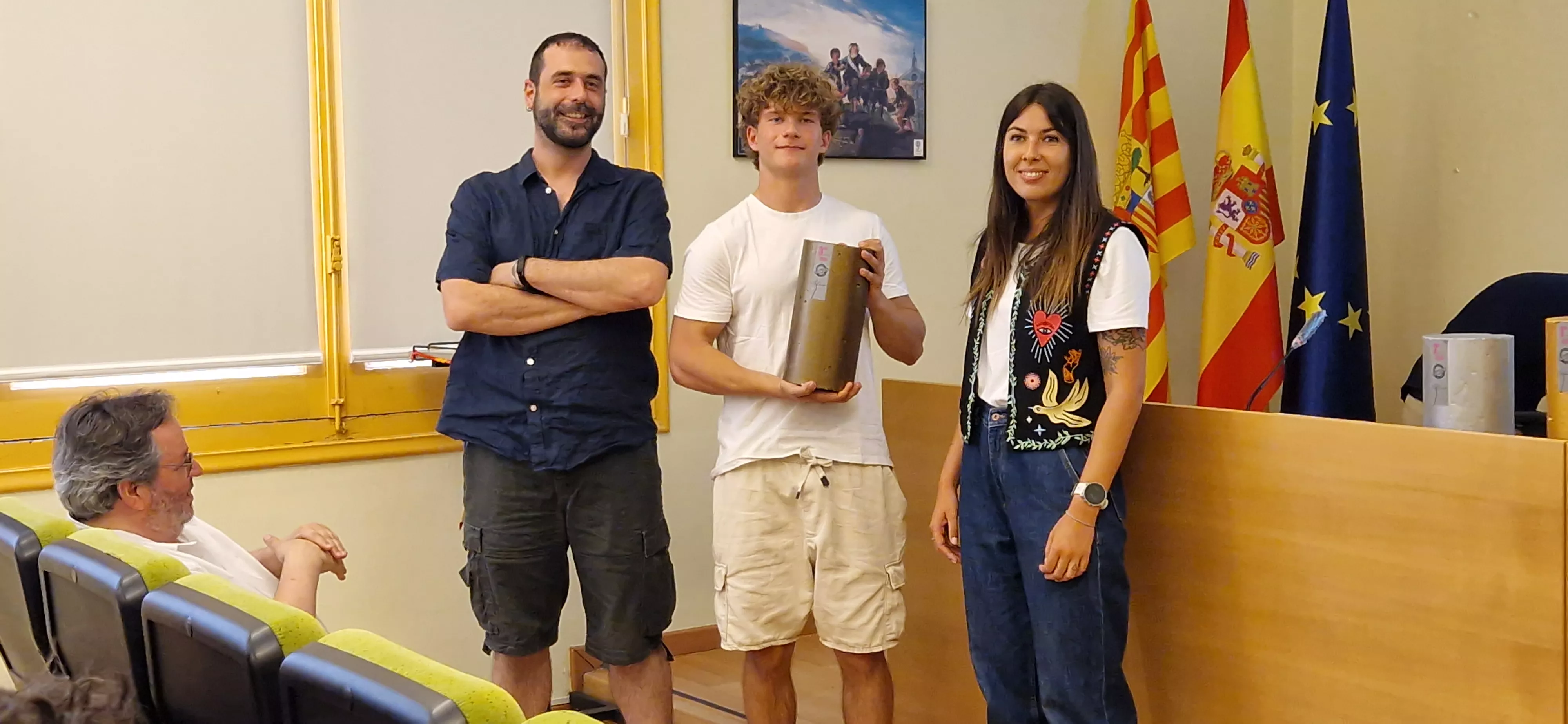 IES Lucas Mallada, tercer premio del Gran Concurso del Hormigón. Foto Myriam Martínez