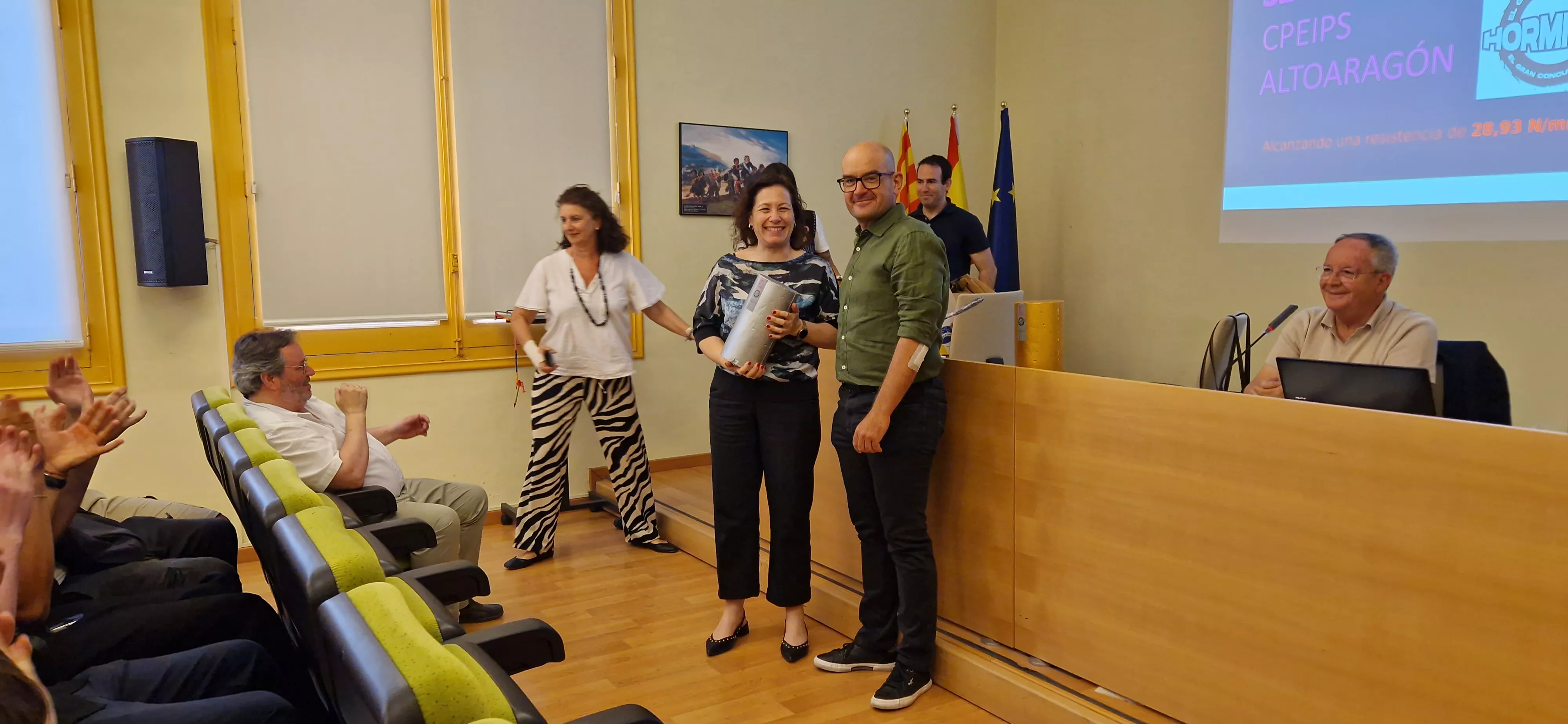 CEIPS Altoaragón, segundo premio del Gran Concurso del Hormigón. Foto Myriam Martínez