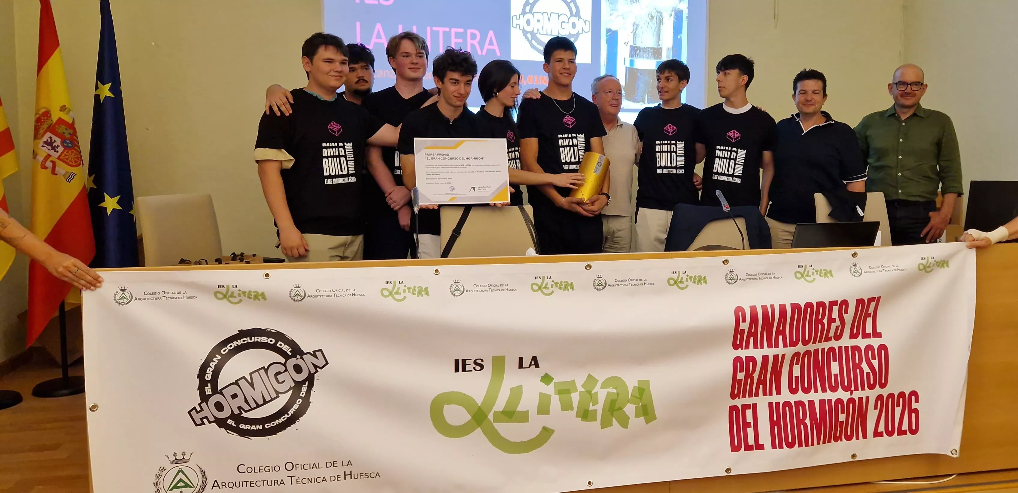IES La Llitera, primer premio del Gran Concurso del Hormigón. Foto Myriam Martínez