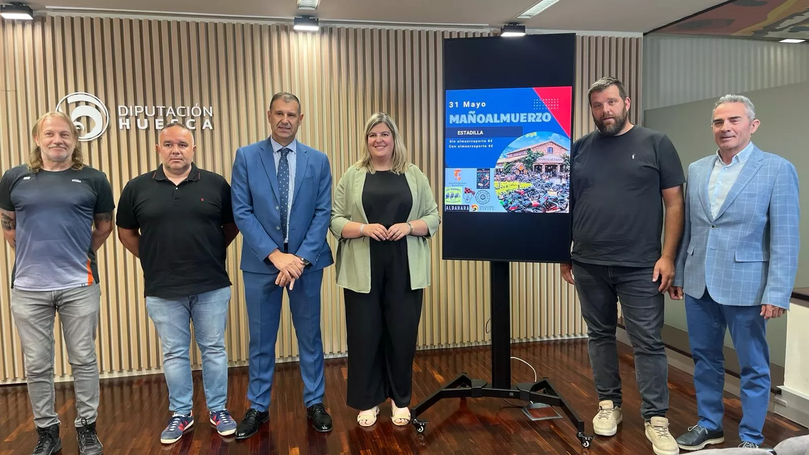 Presentación de la celebración del Maño Almuerzo que acoge Estadilla. Foto Mercedes Manterola