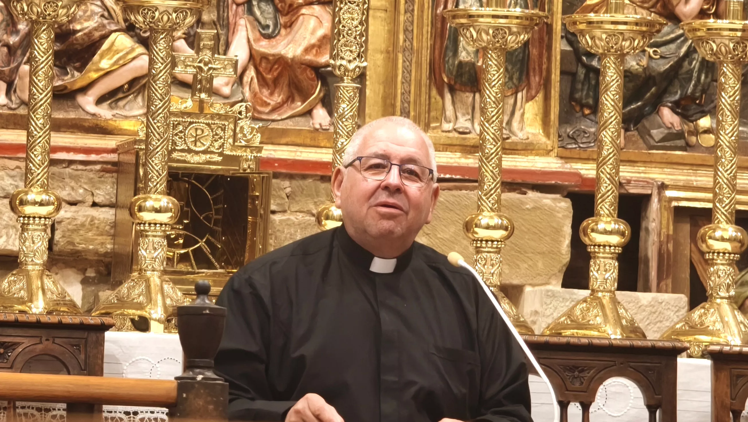 José Ignacio Martínez Madrona, delegado de Patrimonio de la Diócesis de Huesca.