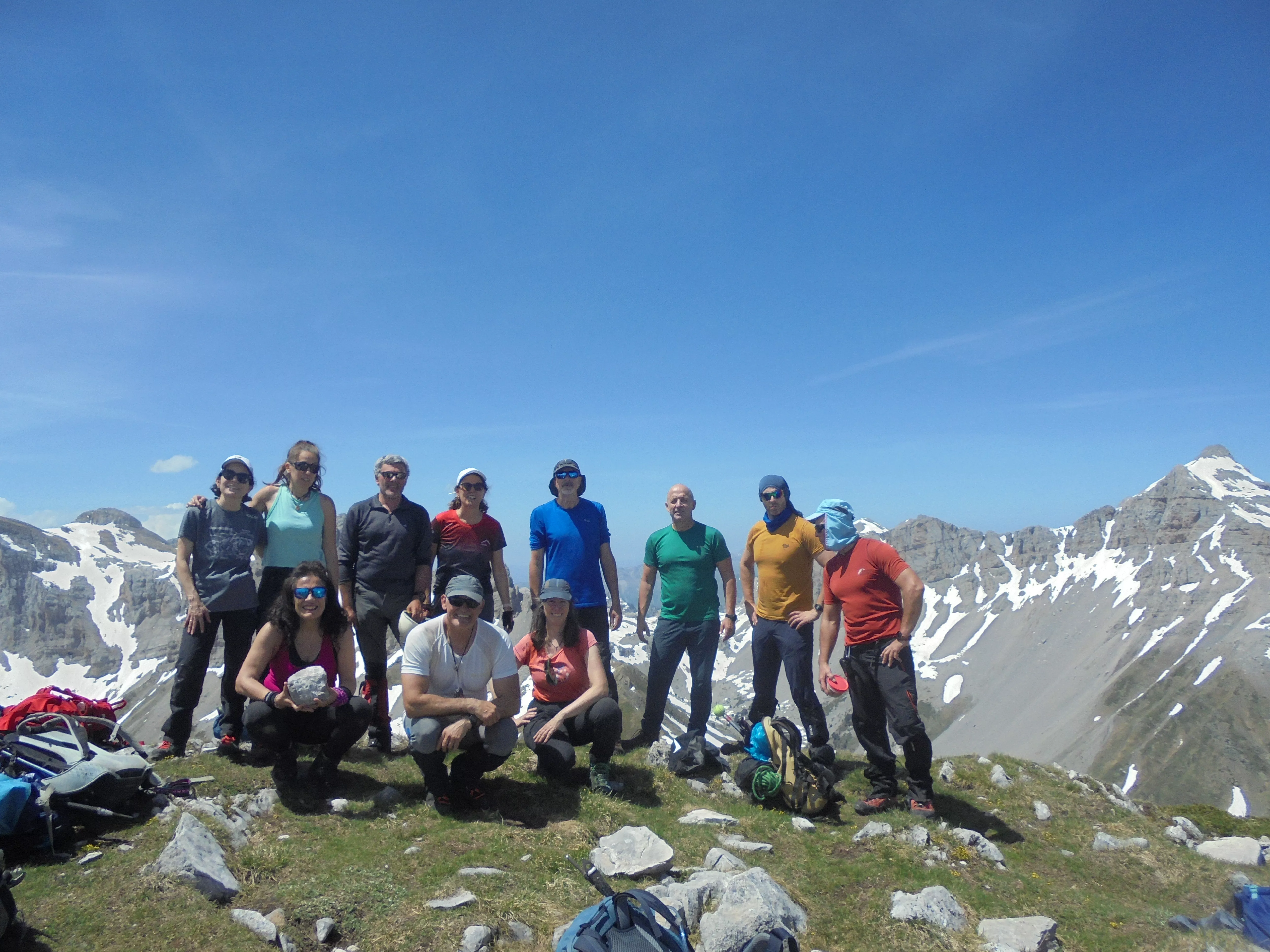 El grupo de Travesías Pirenaicas.