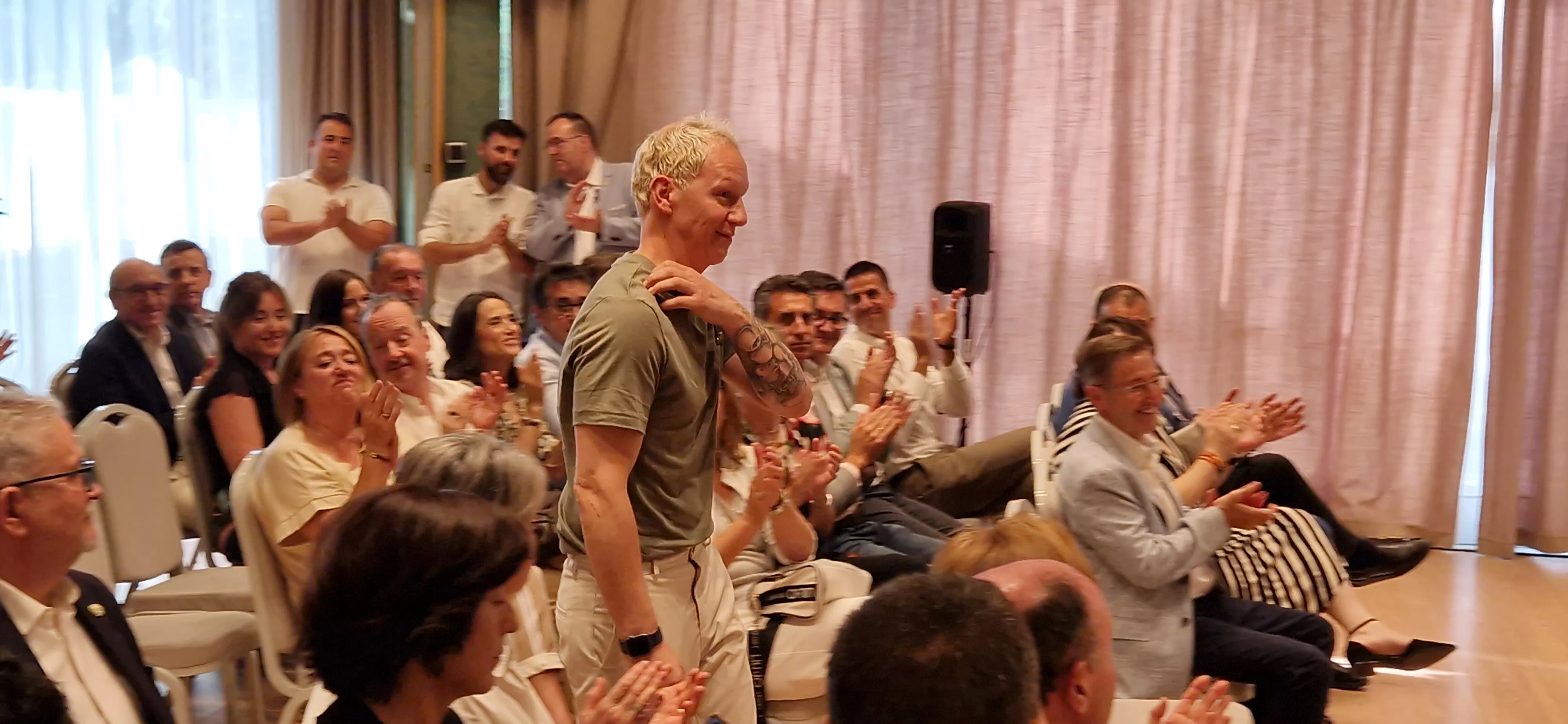 Toño Rodríguez, nuevo embajador de Huesca Alimentaria. Foto Myriam Martínez