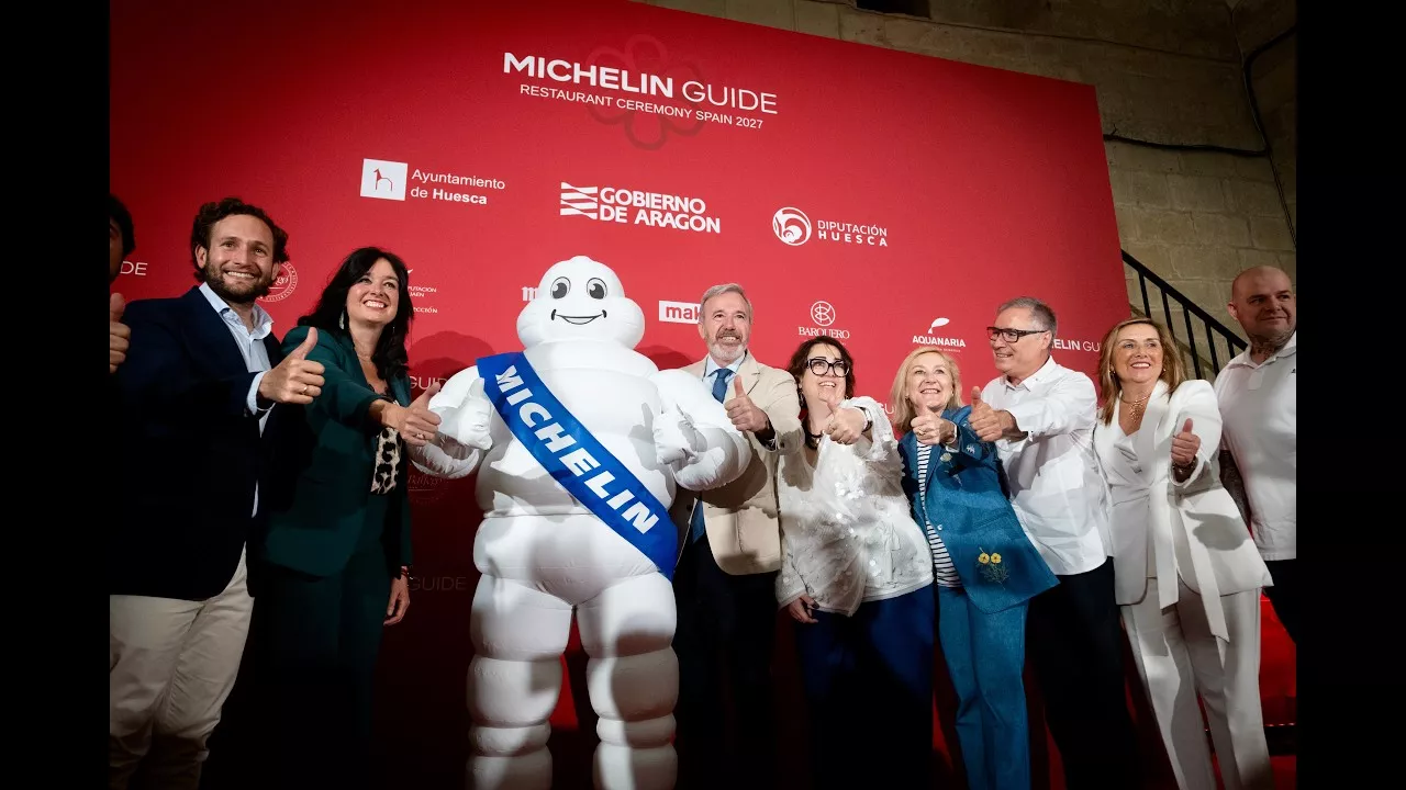 La Gala Michelín 2027 se celebrará en Huesca, que "arrasa"