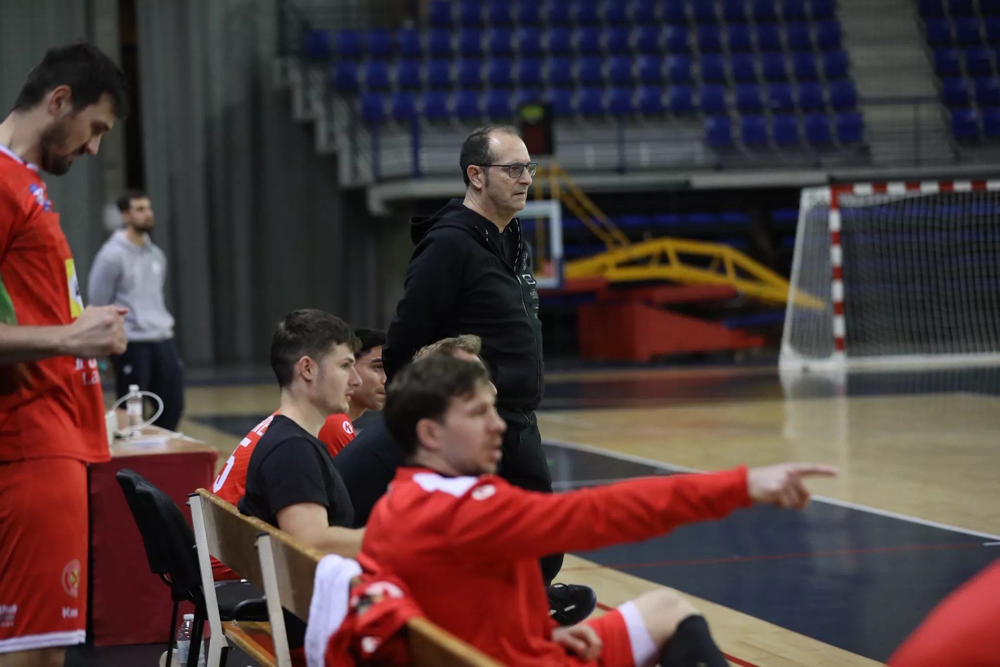 José Nolasco, entre la tristeza y la esperanza: "Aún haciéndolo mal, Huesca ha demostrado que quería balonmano". Foto: Bada Huesca