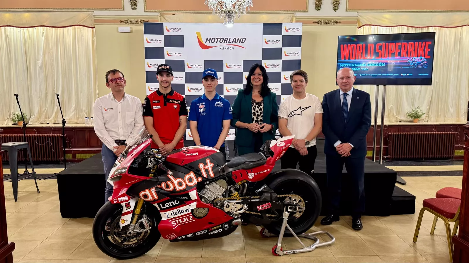 Huesca presenta el Mundial de Superbike, que vuelve a Aragón
