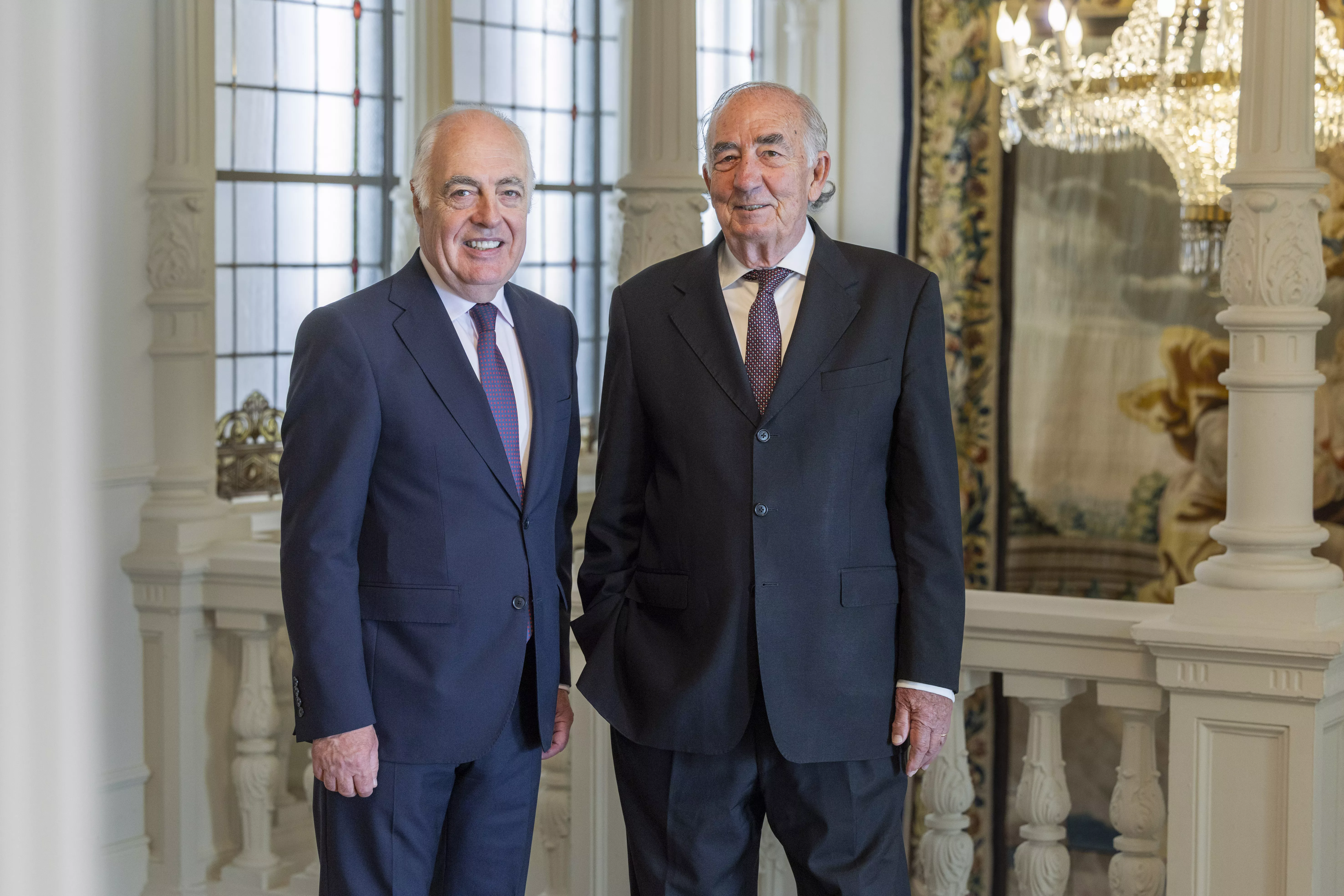 José Luis Rodrigo director general y Amado Franco presidente de Fundación Ibercaja