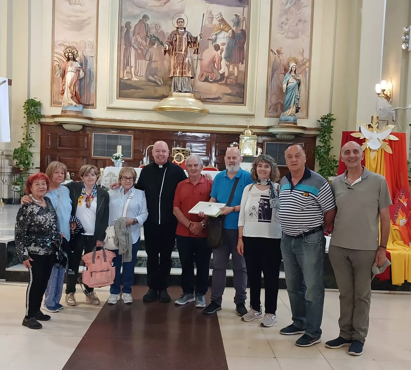 Presencia en Madrid de Huesca Cuna de San Lorenzo