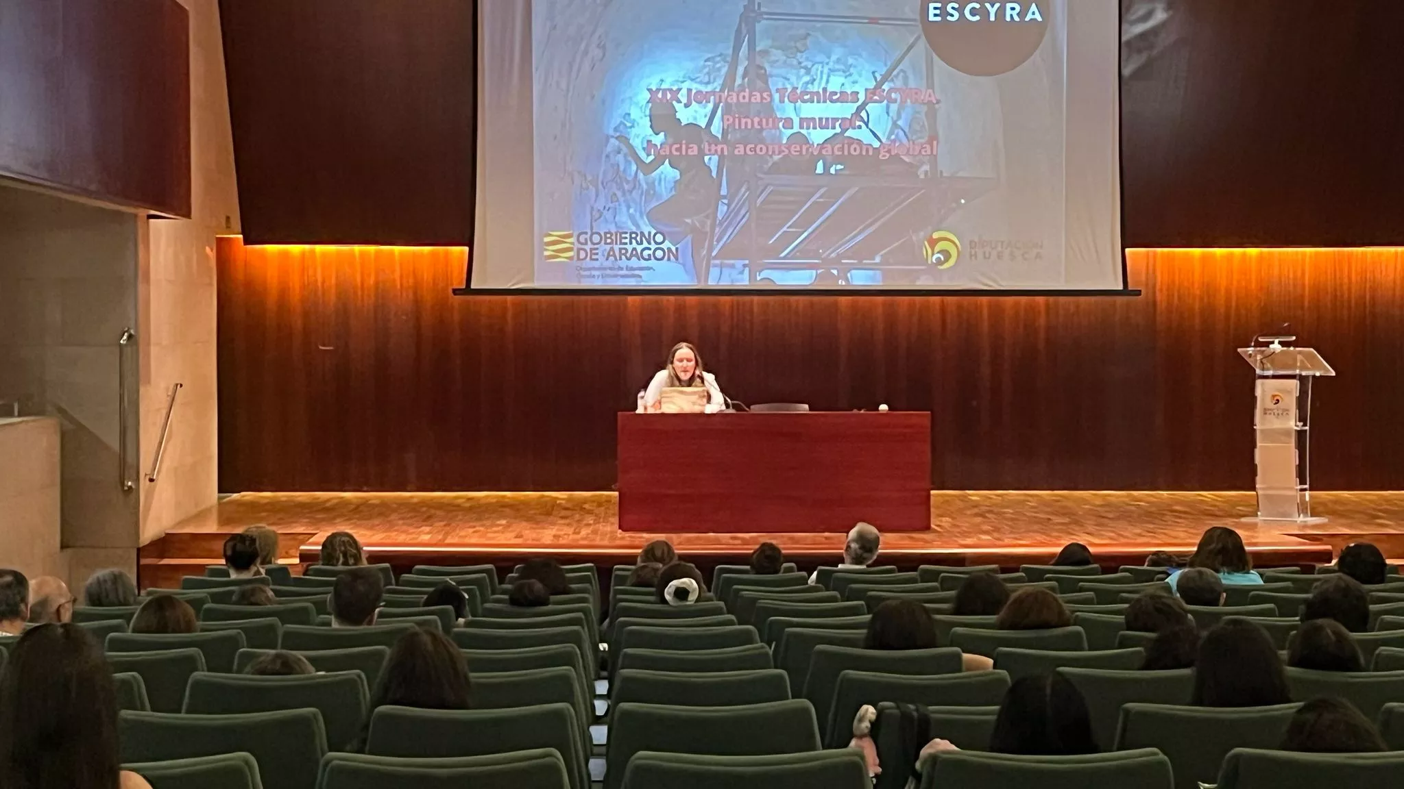Las jornadas sobre pintura mural en Huesca abren paso al nuevo máster especializado.