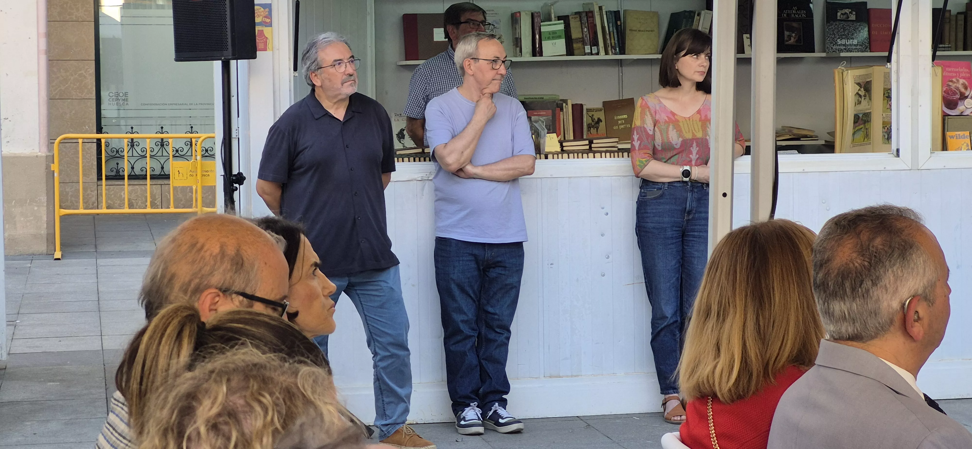 Inauguración de la 42ª Feria del Libro de Huesca. Foto Myriam Martínez