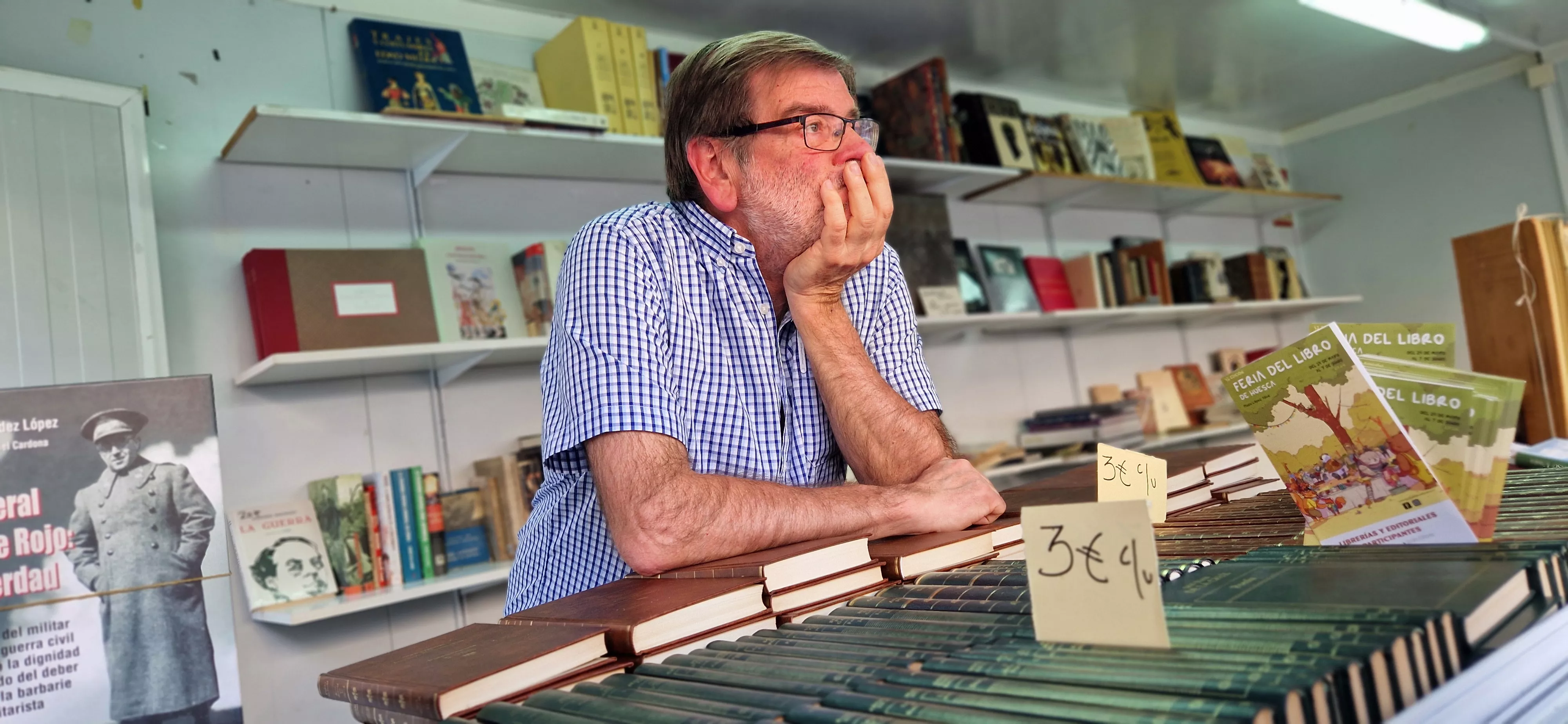 Pablo Parra. Inauguración de la 42ª Feria del Libro de Huesca. Foto Myriam Martínez