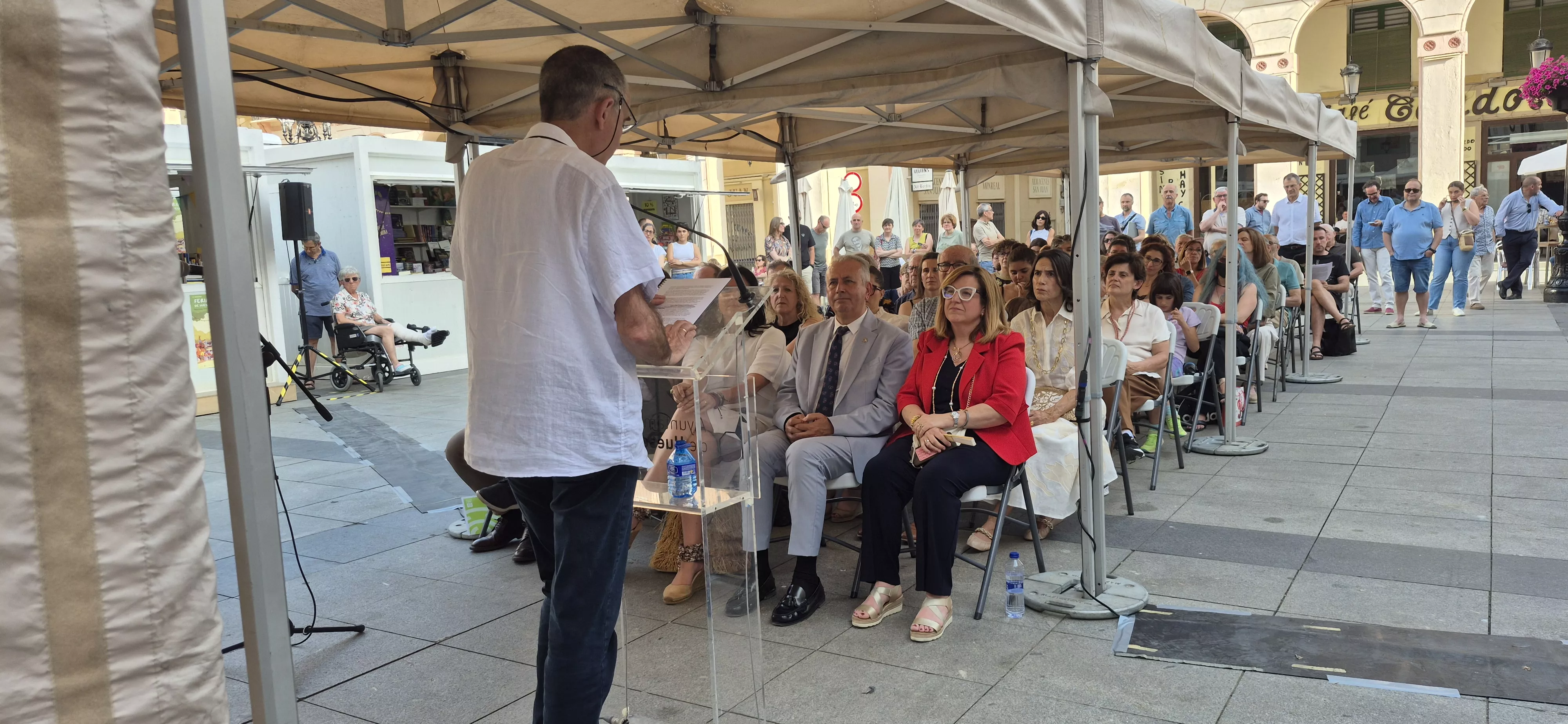 Inauguración de la 42ª Feria del Libro de Huesca. Foto Myriam Martínez