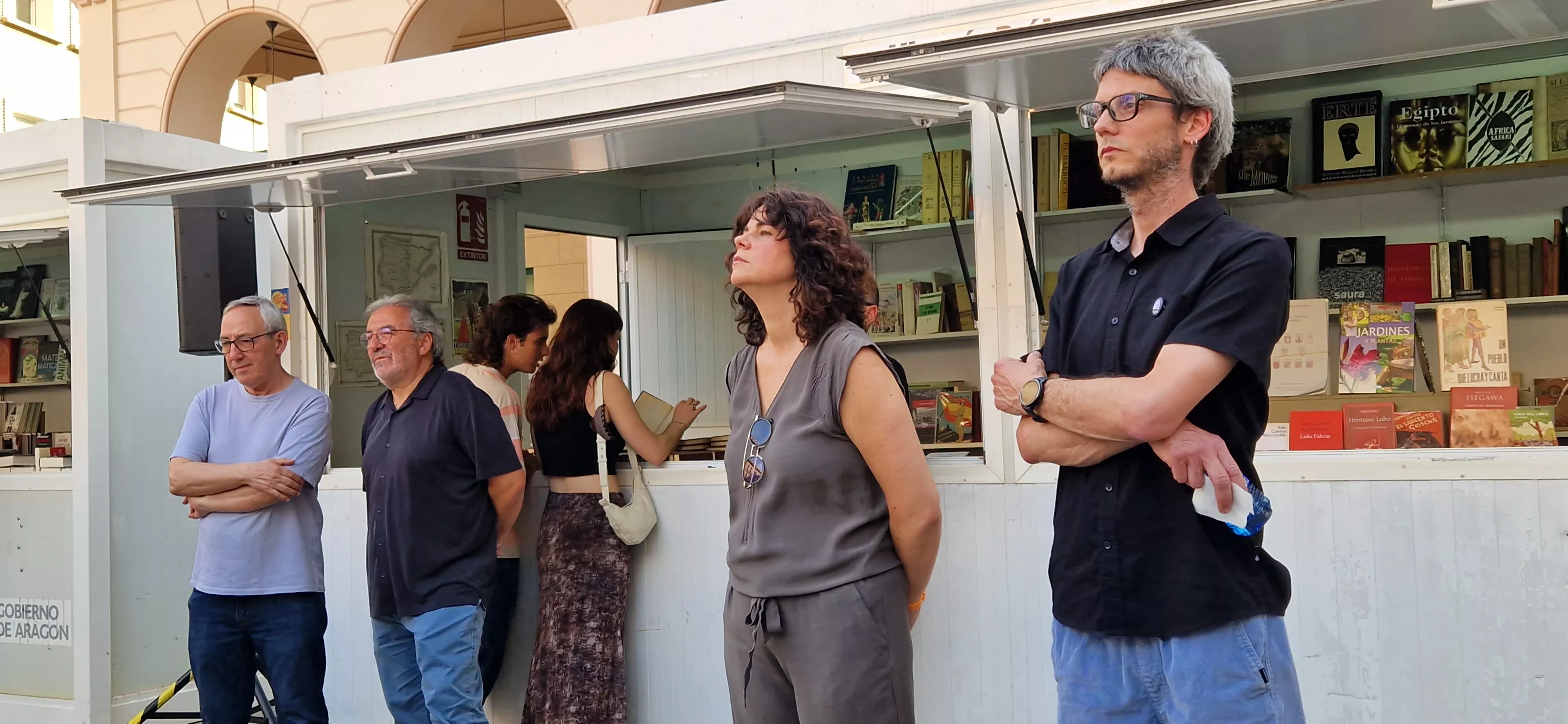 Inauguración de la 42ª Feria del Libro de Huesca. Foto Myriam Martínez
