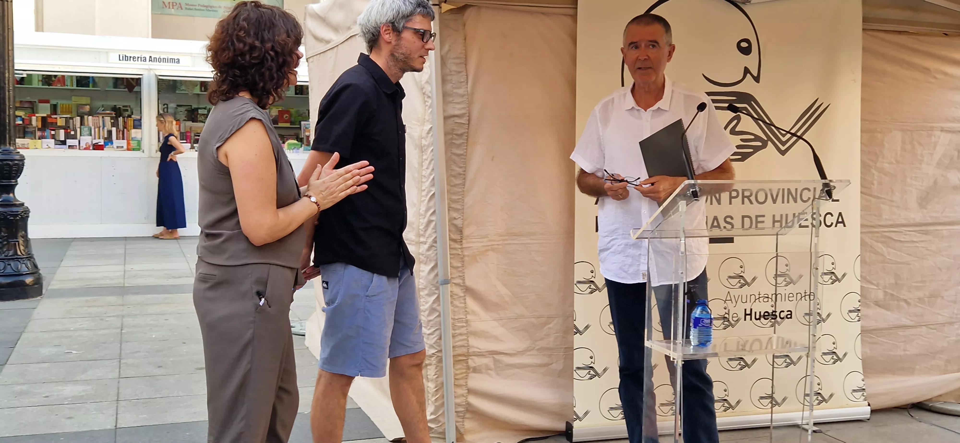 Inauguración de la 42ª Feria del Libro de Huesca. Foto Myriam Martínez