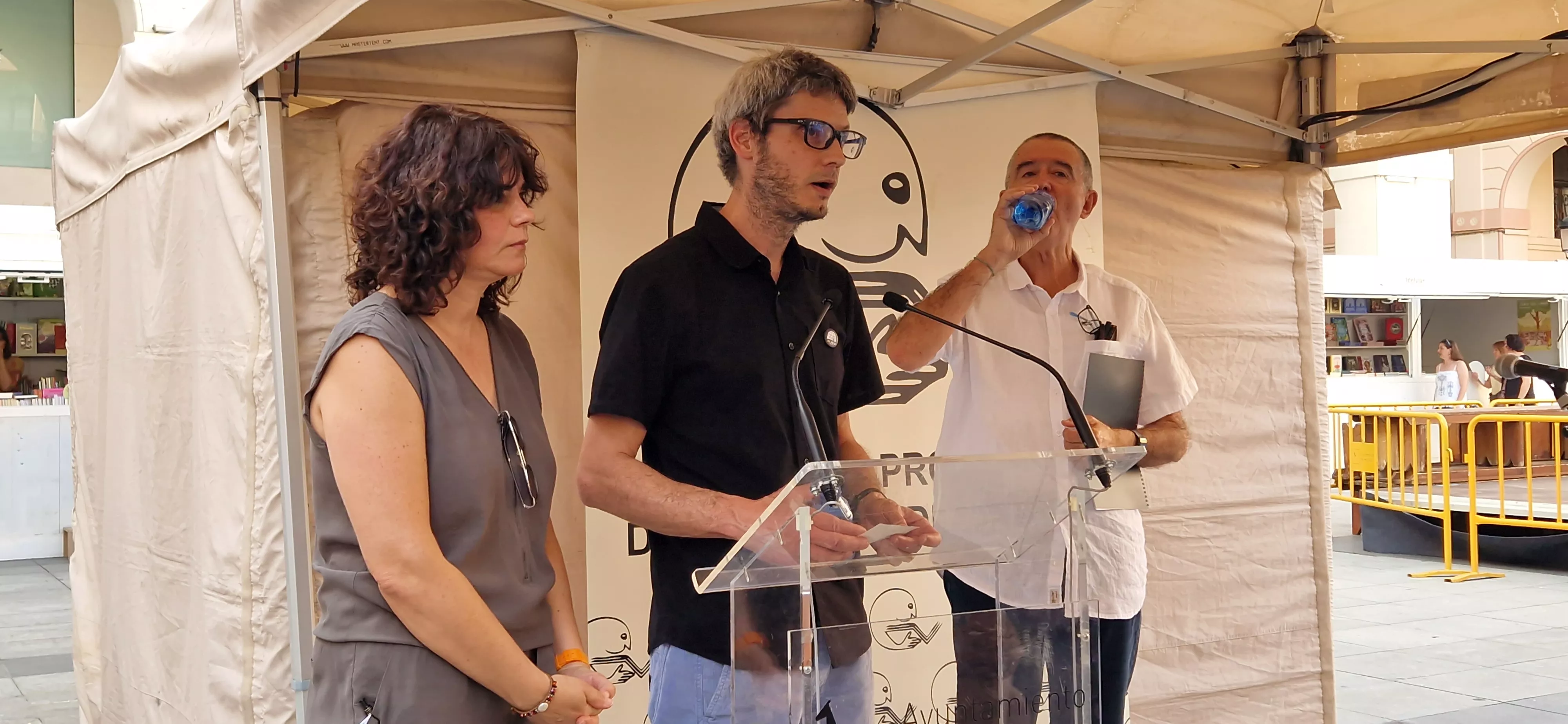 Inauguración de la 42ª Feria del Libro de Huesca. Foto Myriam Martínez