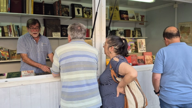 Inauguración de la 42ª Feria del Libro de Huesca. Foto Myriam Martínez