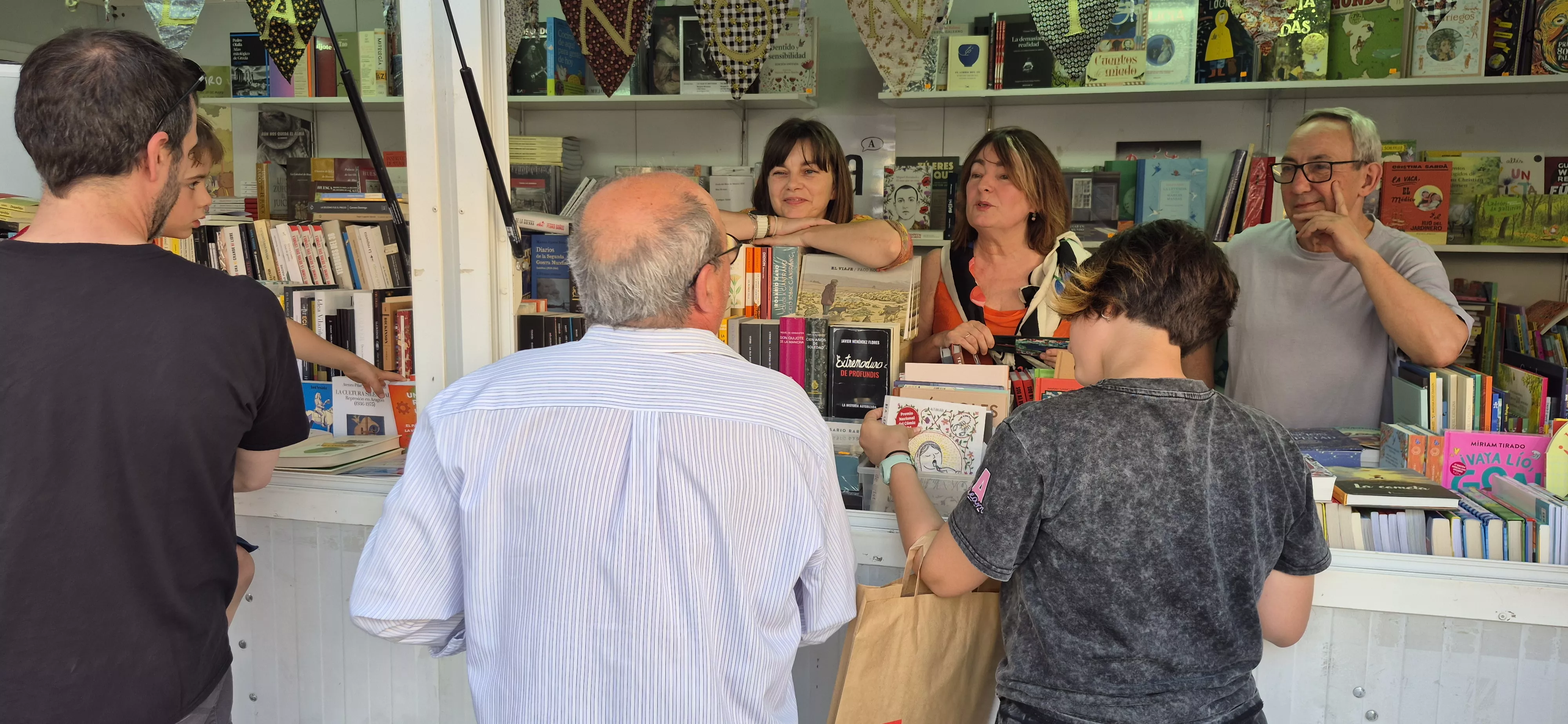 Inauguración de la 42ª Feria del Libro de Huesca. Foto Myriam Martínez
