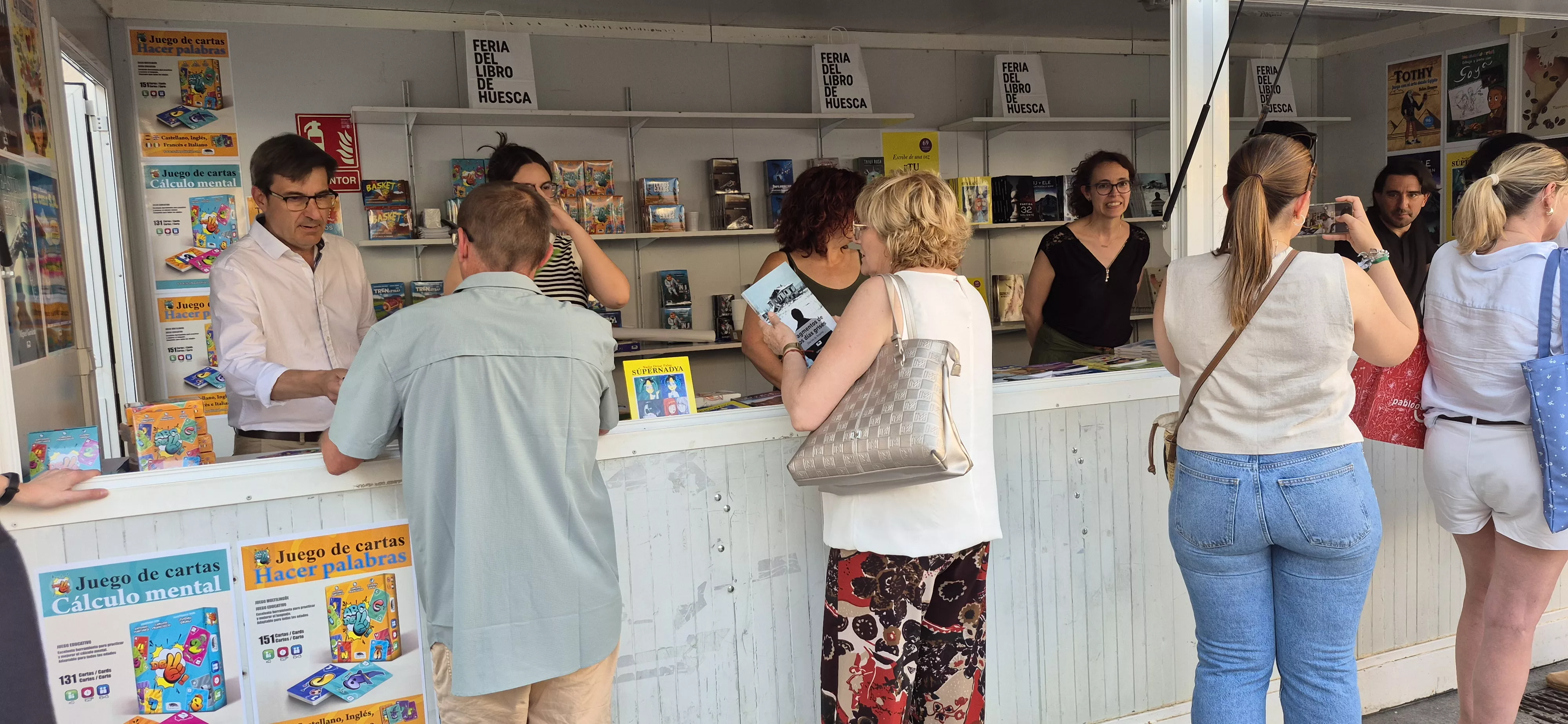 Inauguración de la 42ª Feria del Libro de Huesca. Foto Myriam Martínez