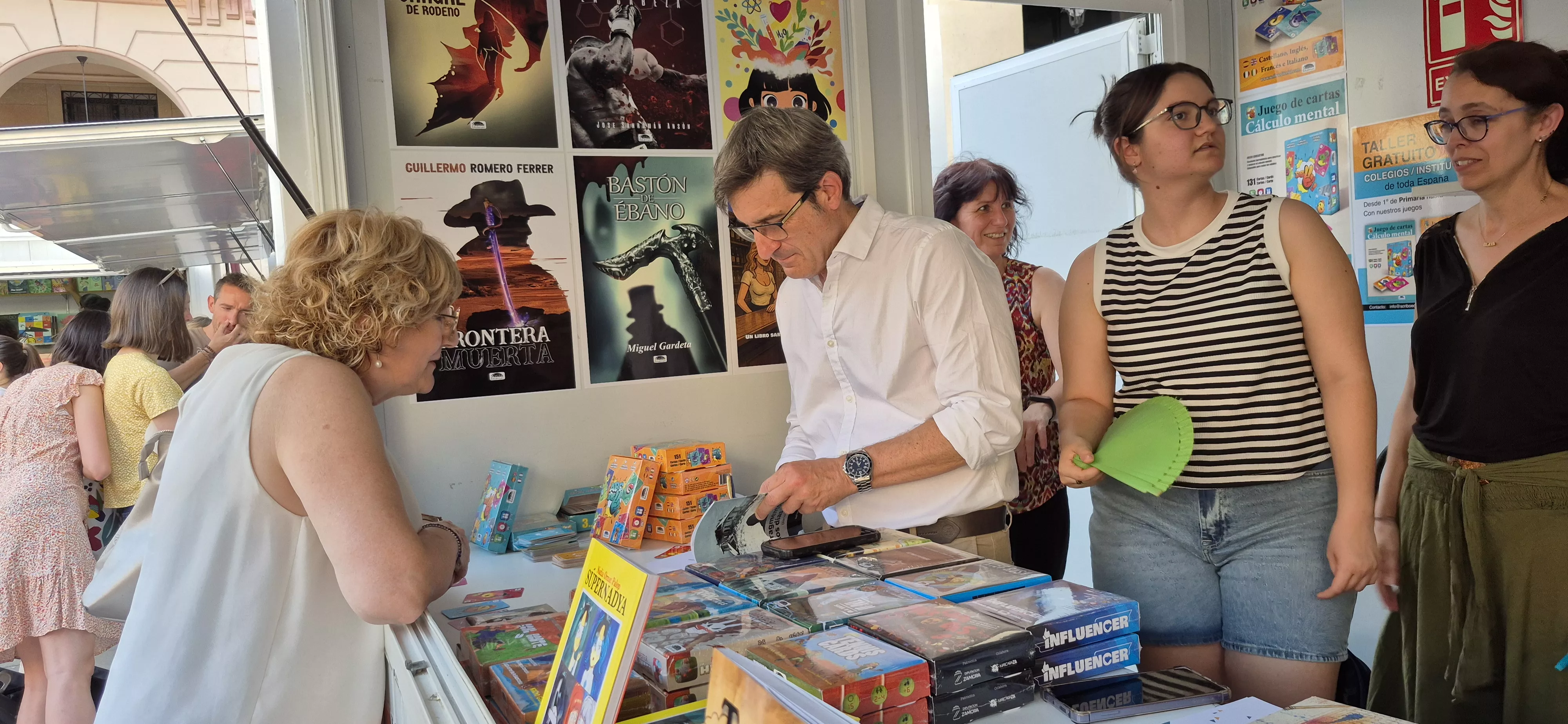 Inauguración de la 42ª Feria del Libro de Huesca. Foto Myriam Martínez