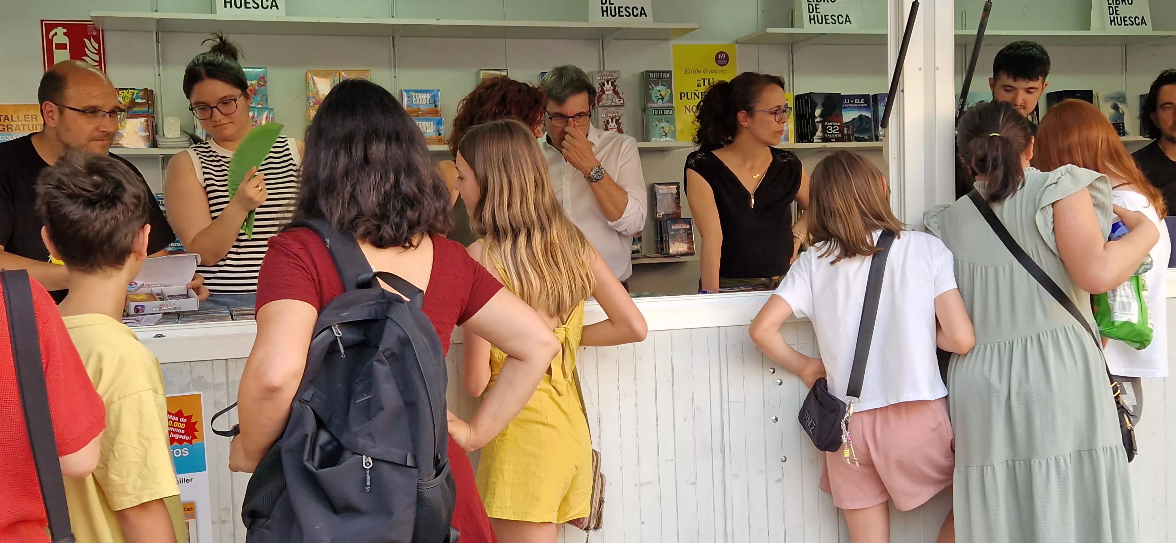 Inauguración de la 42ª Feria del Libro de Huesca. Foto Myriam Martínez