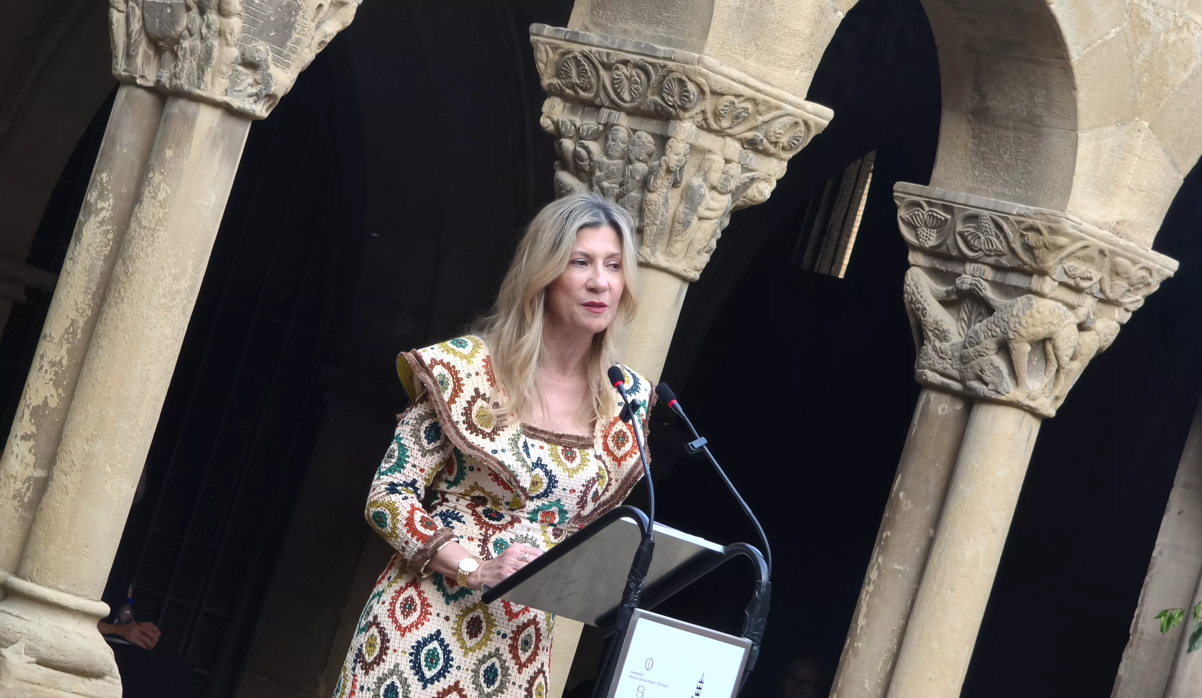 Homenaje  a los Reyes de Aragón en la iglesia de San Pedro el Viejo. Foto María José Sampietro Brosed