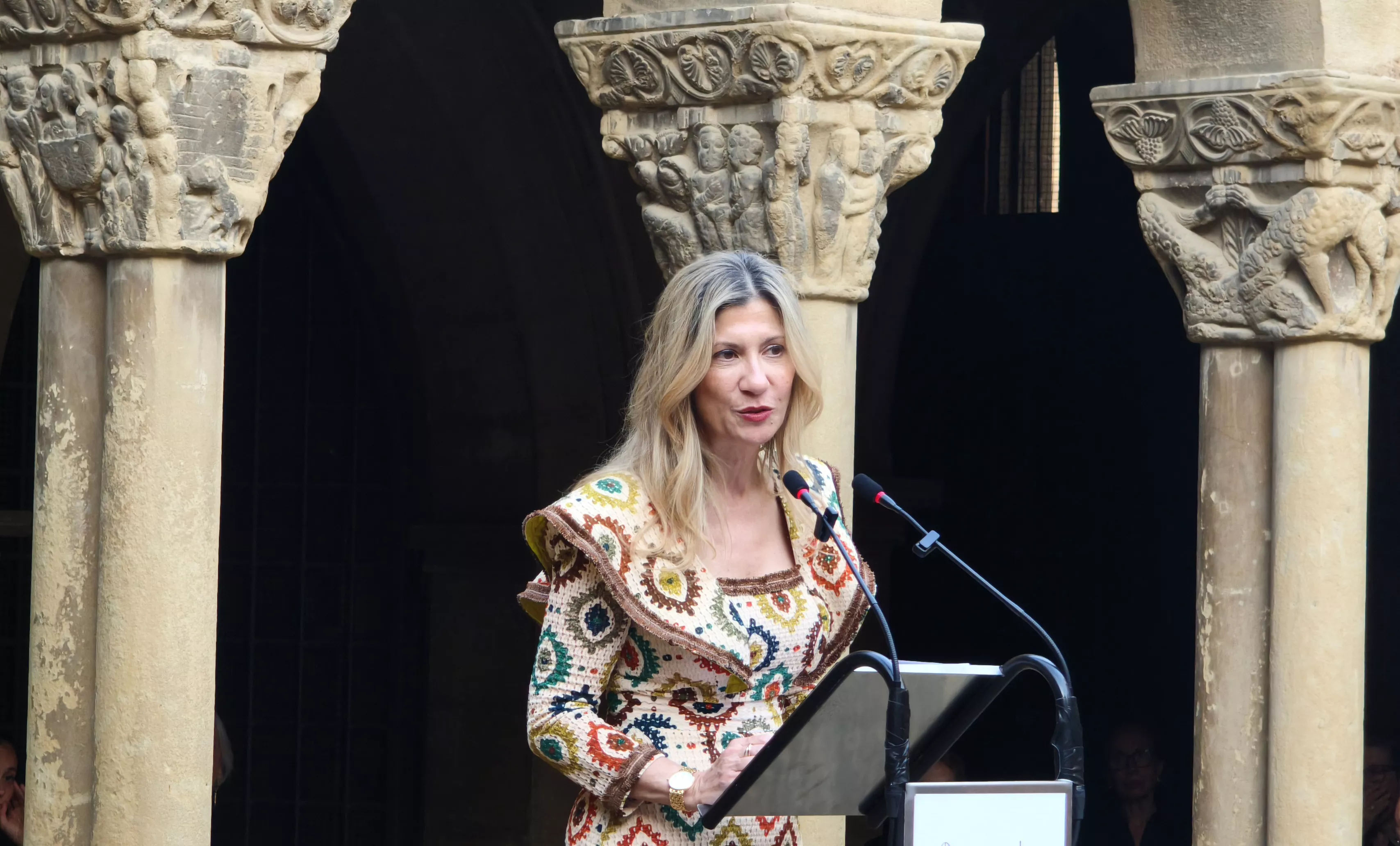 Homenaje  a los Reyes de Aragón en la iglesia de San Pedro el Viejo. Foto María José Sampietro Brosed