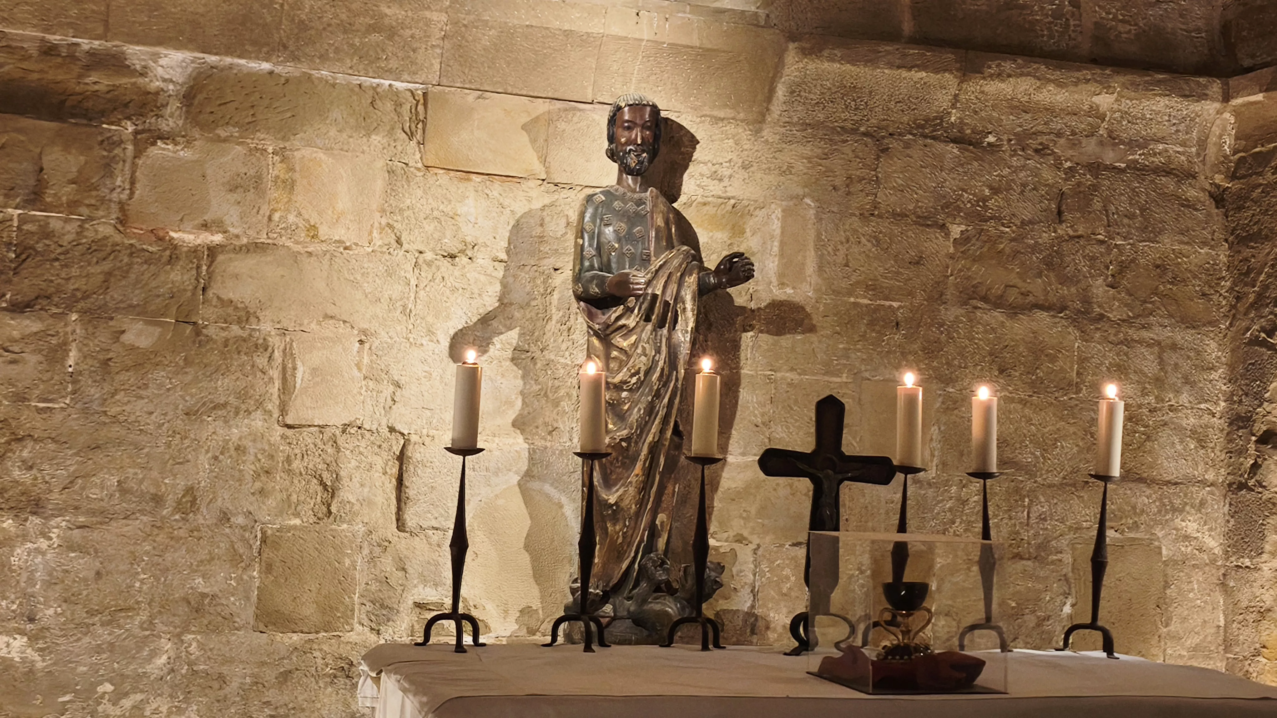 Homenaje  a los Reyes de Aragón en la iglesia de San Pedro el Viejo. Foto María José Sampietro Brosed