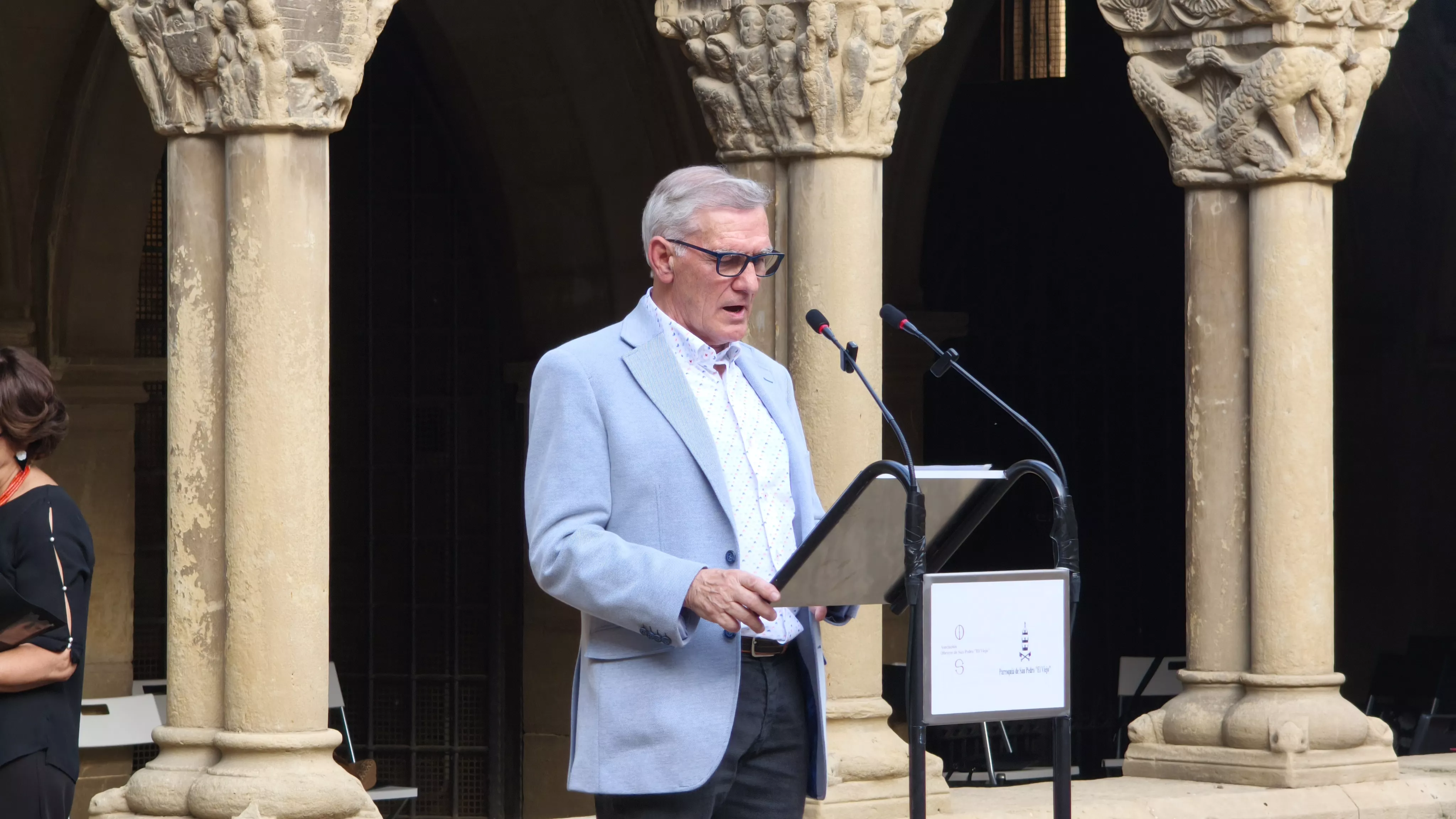 Homenaje  a los Reyes de Aragón en la iglesia de San Pedro el Viejo. Foto María José Sampietro Brosed