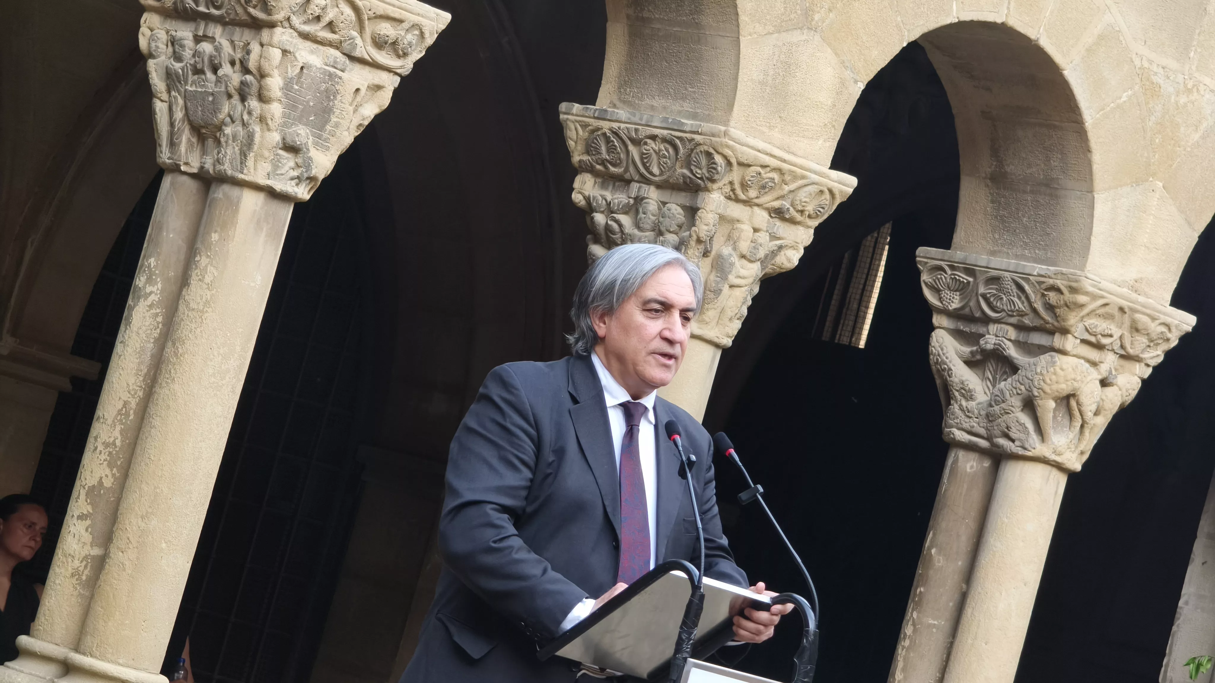 Homenaje  a los Reyes de Aragón en la iglesia de San Pedro el Viejo. Foto María José Sampietro Brosed