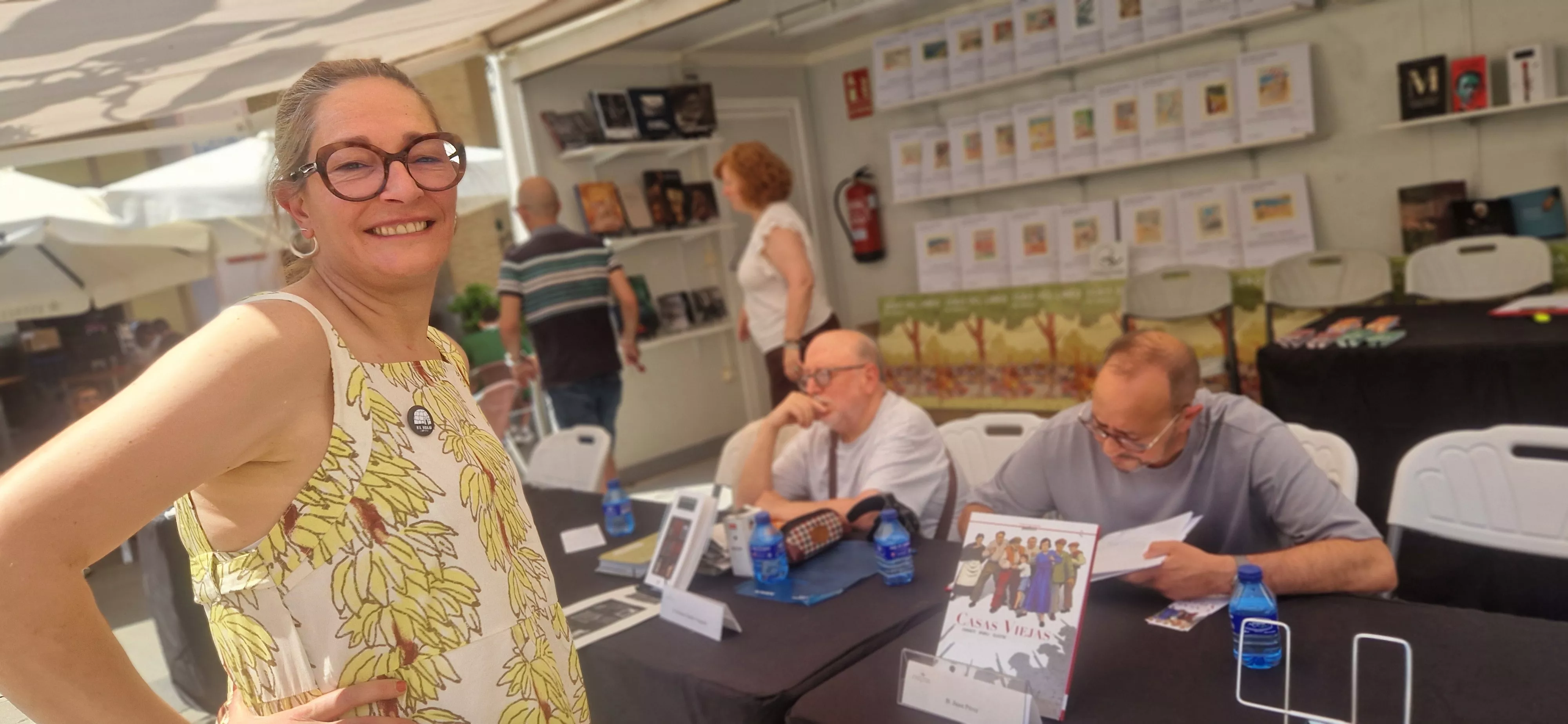 Feria del Libro de Huesca sábado 30 de mayo. Foto Myriam Martínez