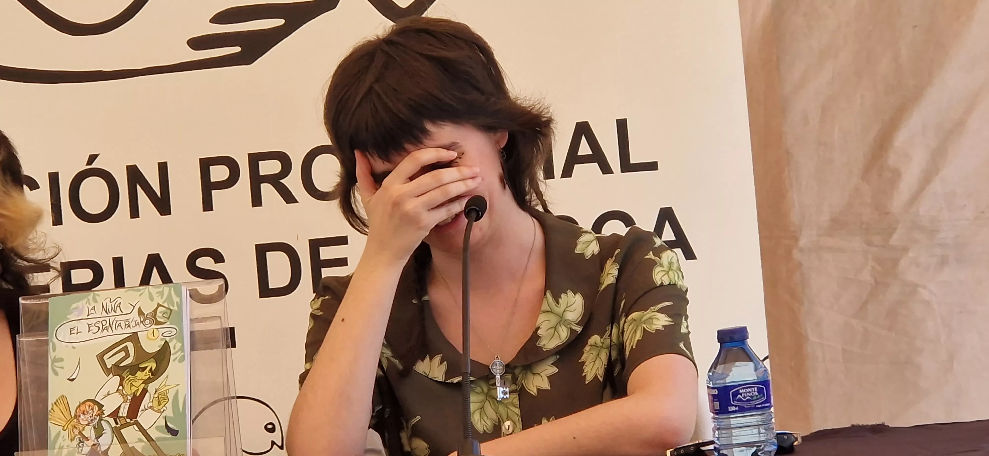 Laura Manso. Feria del Libro de Huesca sábado 30 de mayo. Foto Myriam Martínez