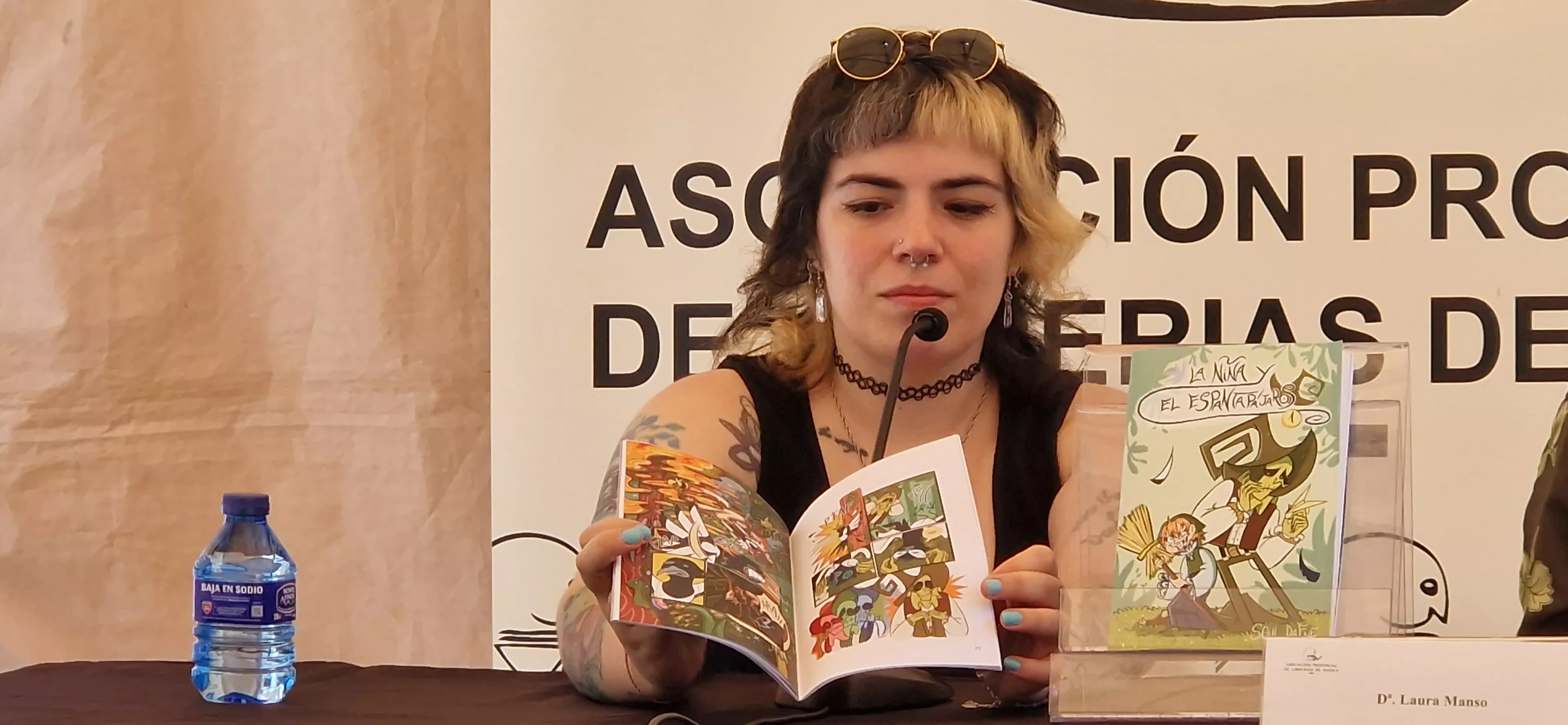 Leyre Lardiés. Feria del Libro de Huesca sábado 30 de mayo. Foto Myriam Martínez