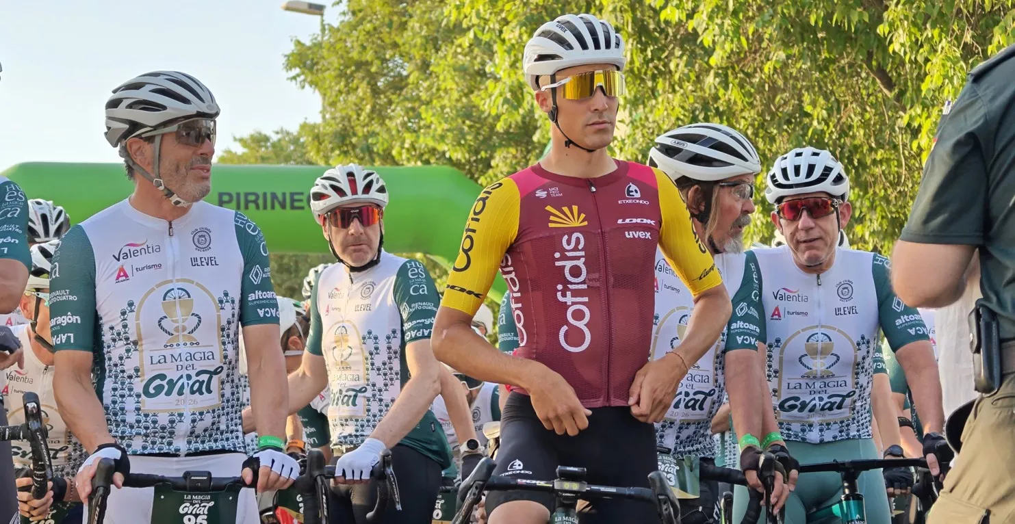 Sergio Samitier en la salida. Foto Aarón Navarro