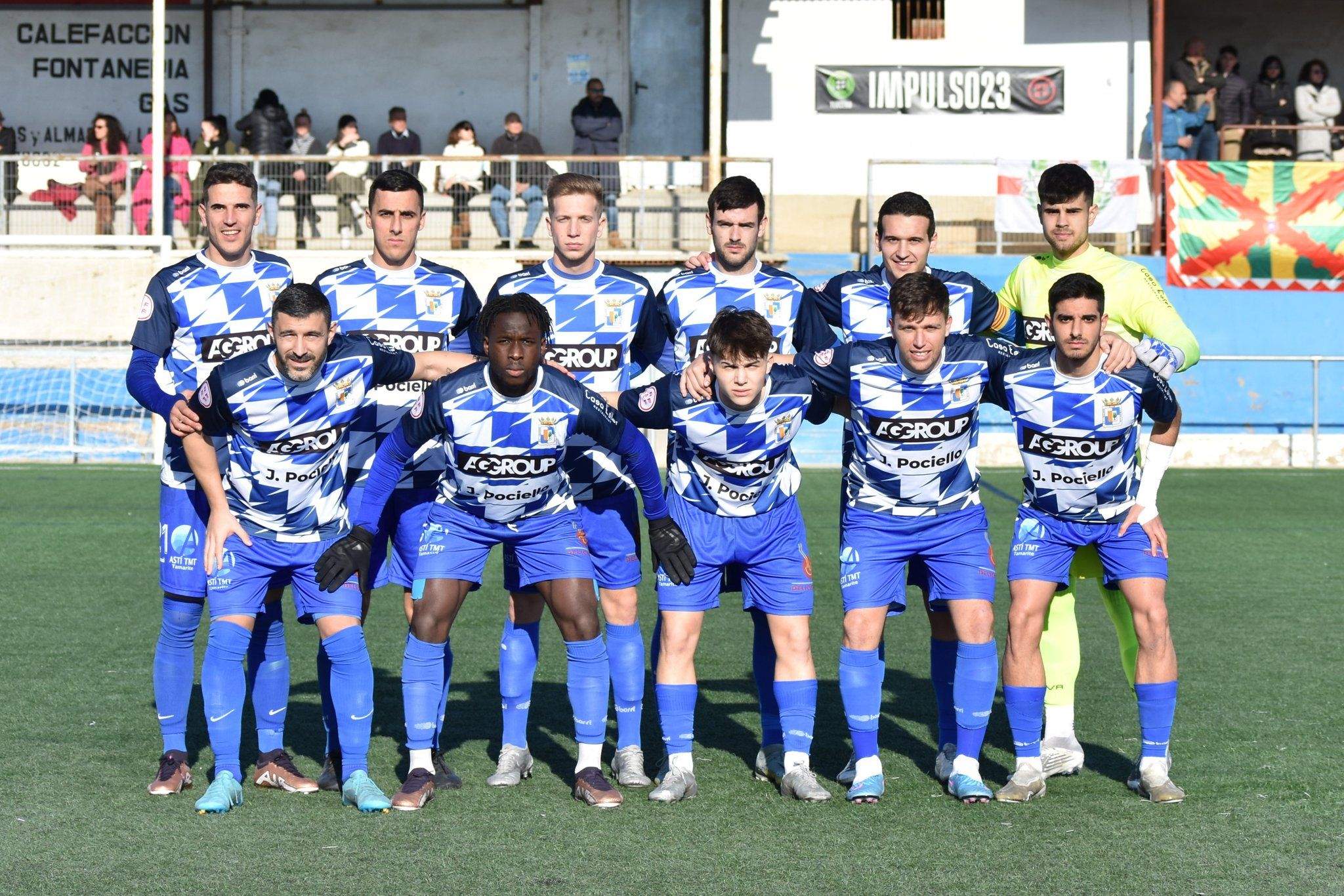 Once del Tamarite en un partido de esta temporada. Foto: @CDJTamarite
