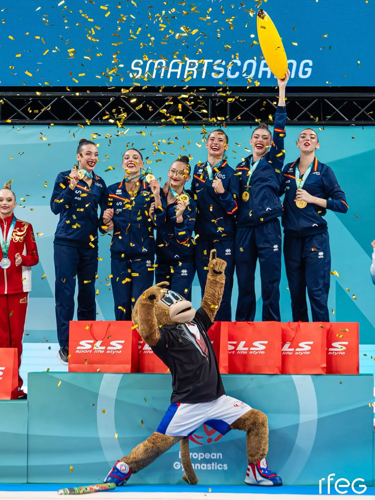 Inés Bergua y España, campeonas de Europa