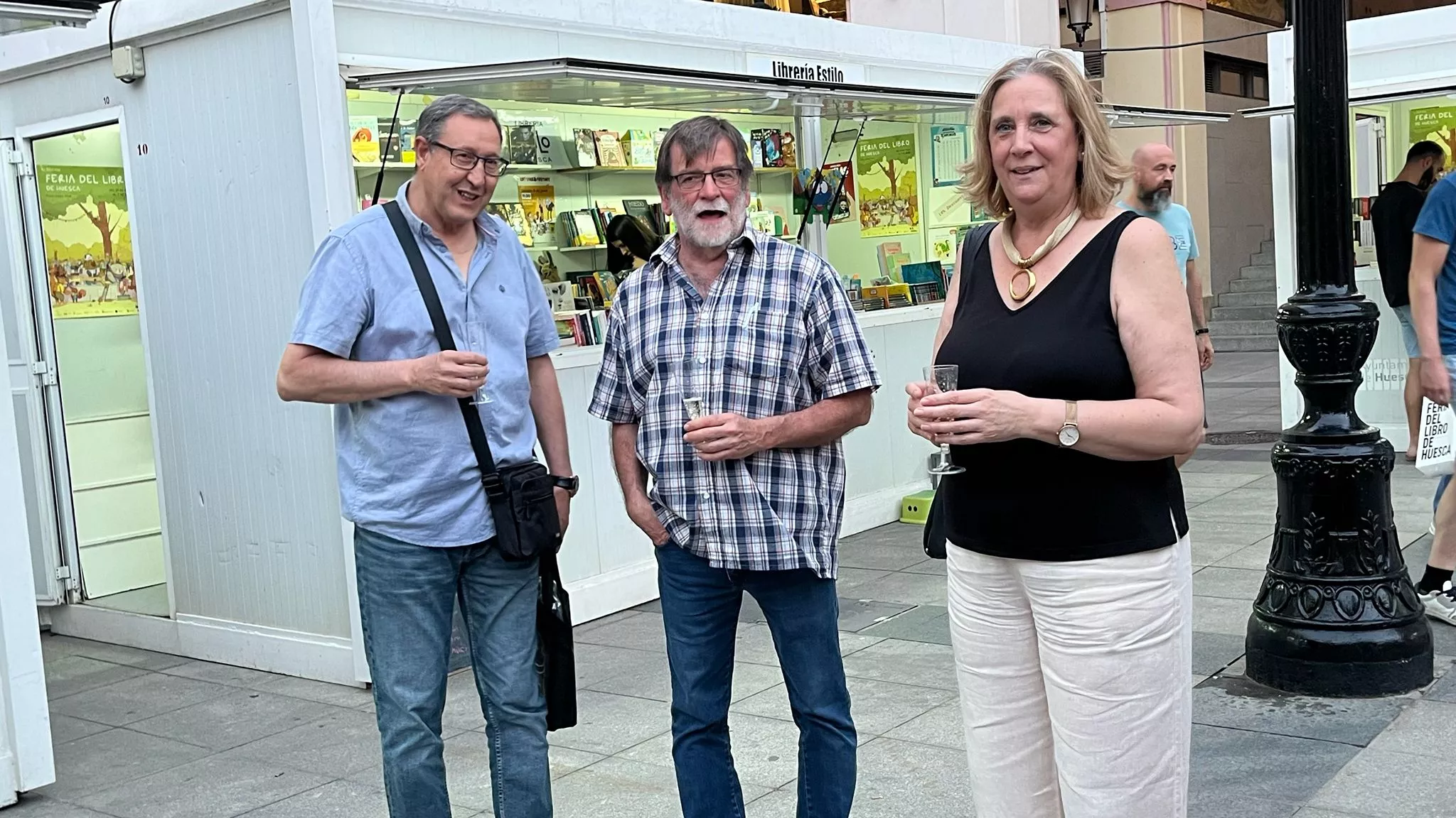 Homenaje de los libreros a Manuel Carrión. Foto Mercedes Manterola