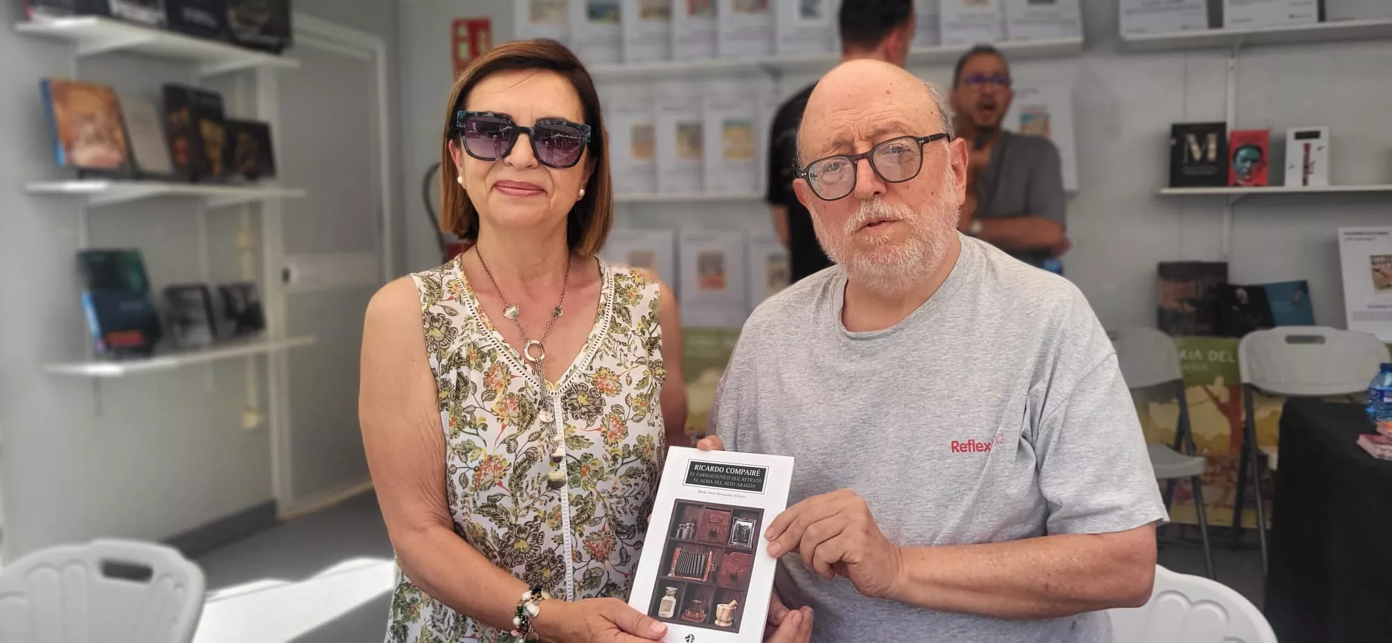 María Jesús Hernández Viñerta y Enrique Chabier Compairé. Foto Mercedes Manterola